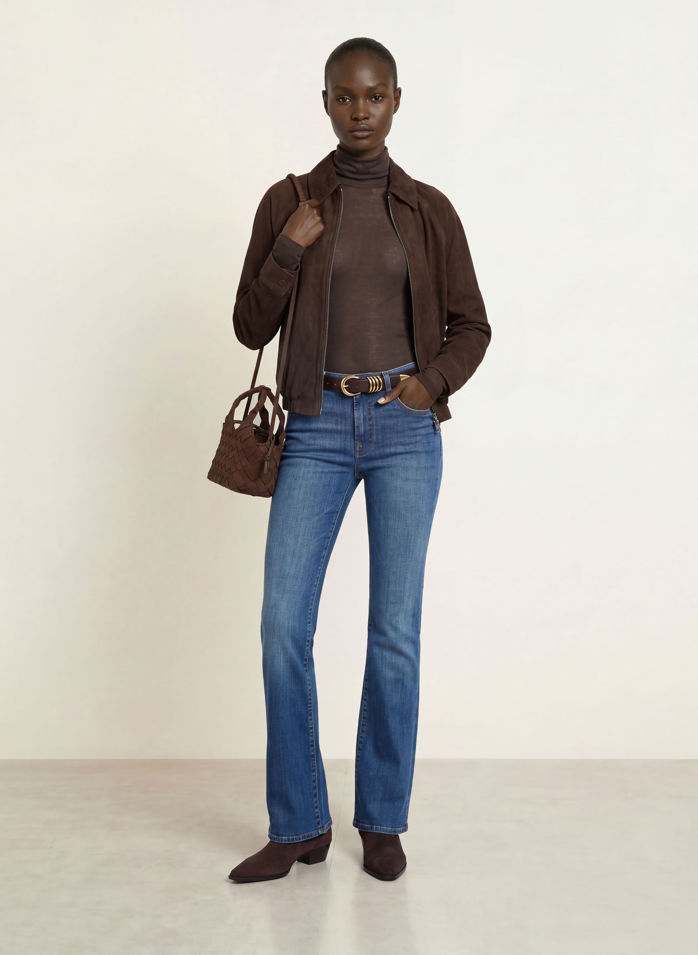 7 for all mankind Flared jeans THE LEGGY BOOTCUT: 1G7 Mid Blue