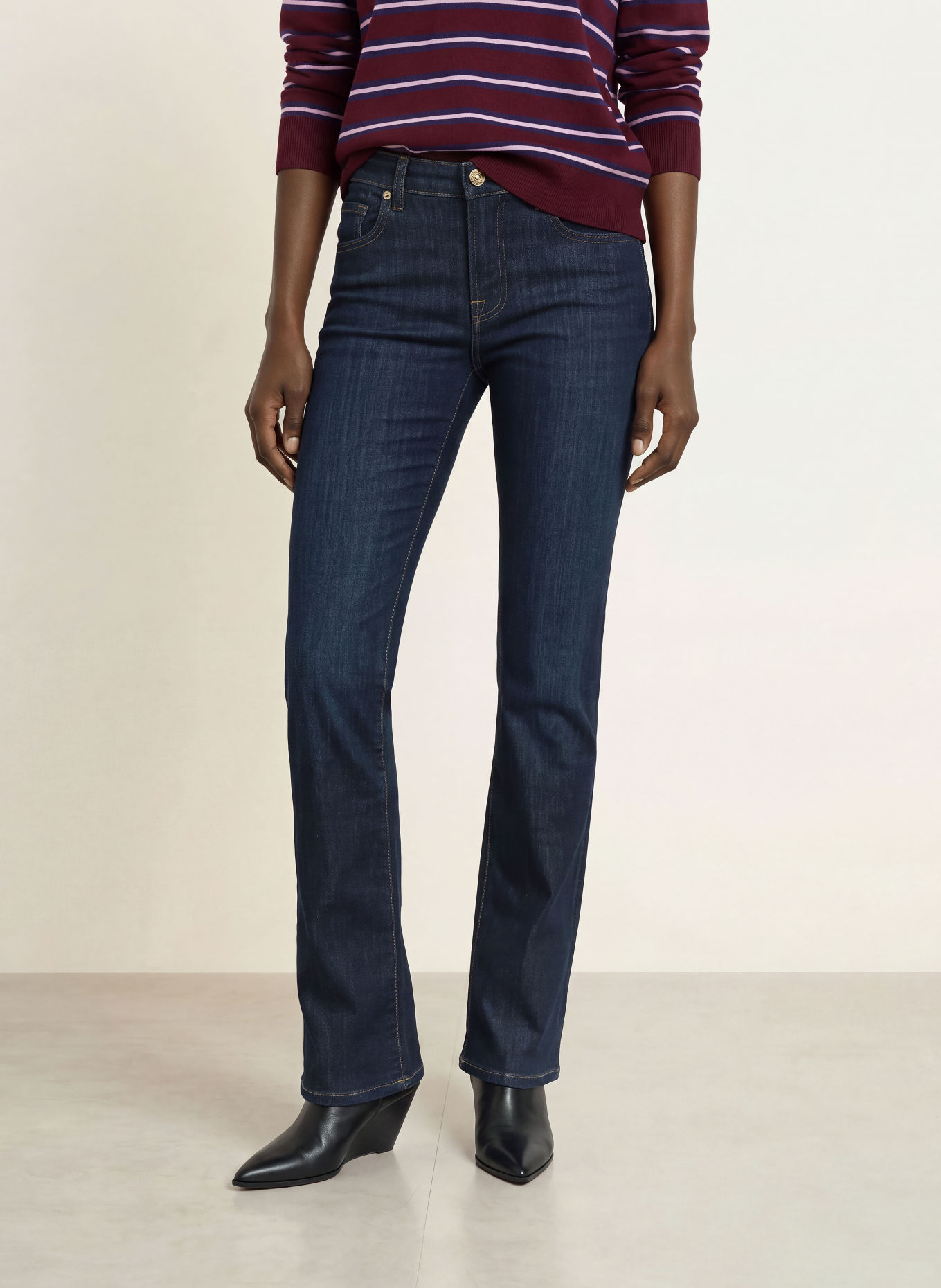 7 for all mankind Straight Jeans THE SLIM: 1G6 Dark Blue