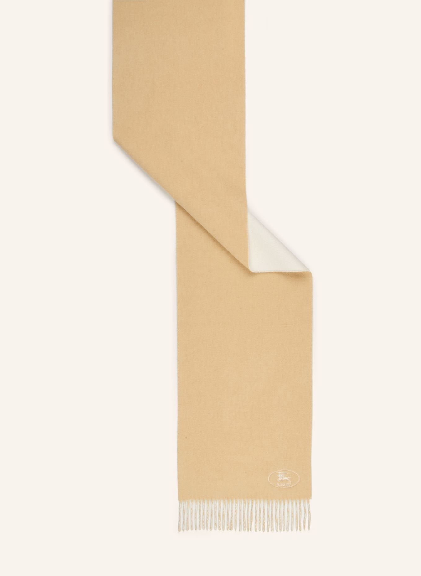 BURBERRY Cashmere-Schal: HELLBRAUN / CAMEL