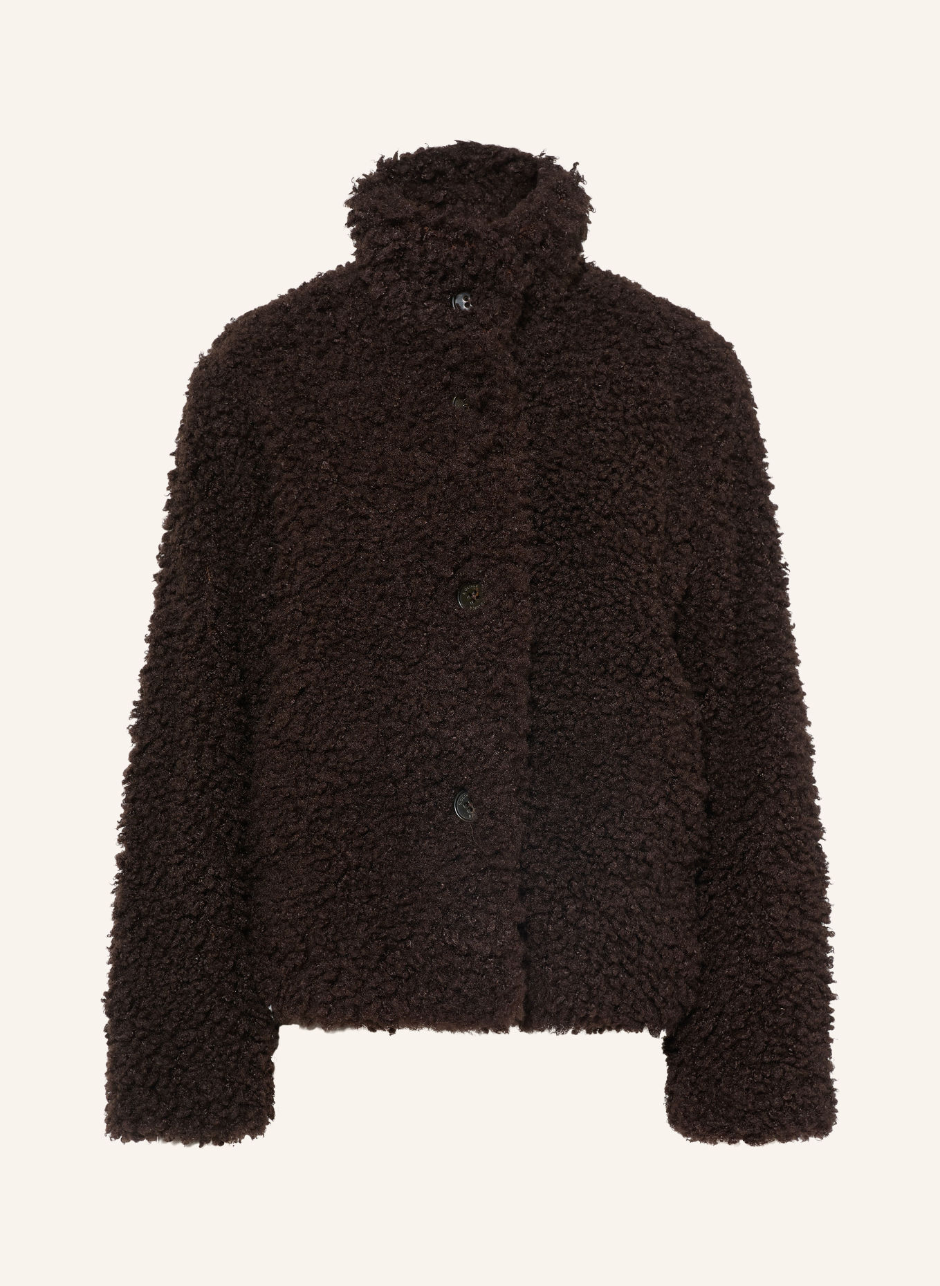 s.Oliver Teddyfell-Jacke: DUNKELBRAUN
