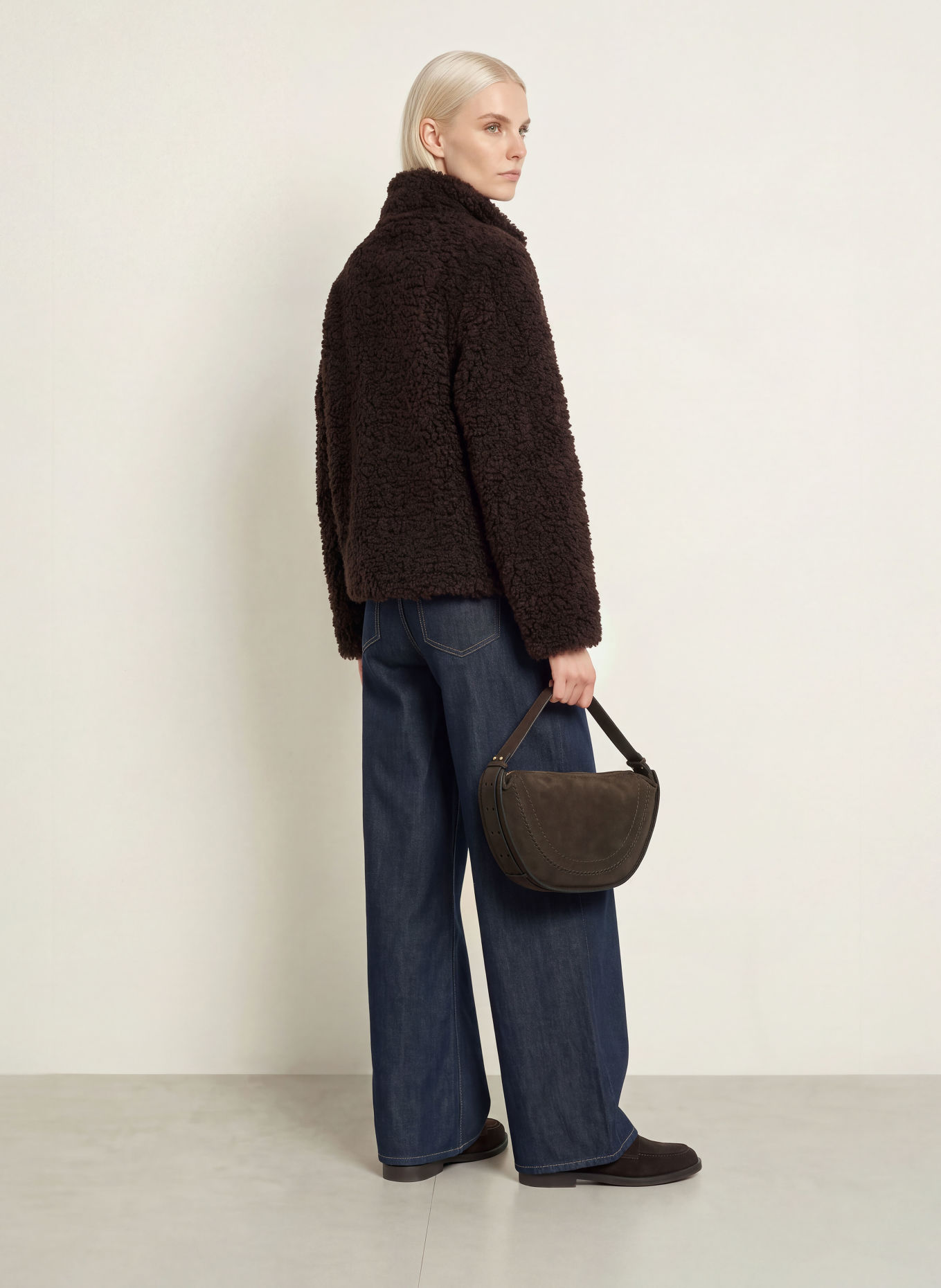 s.Oliver Teddyfell-Jacke: DUNKELBRAUN