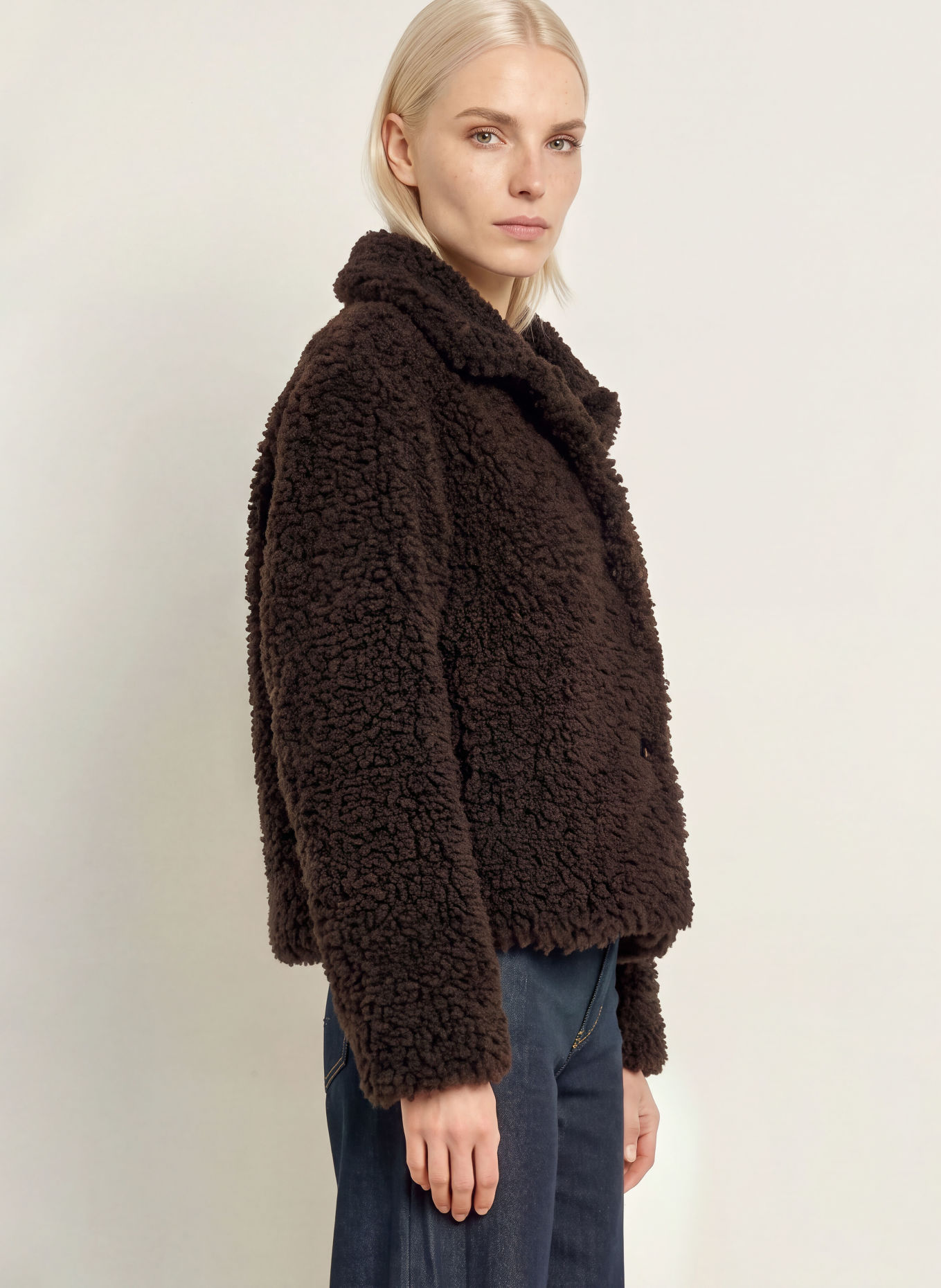 s.Oliver Teddyfell-Jacke: DUNKELBRAUN