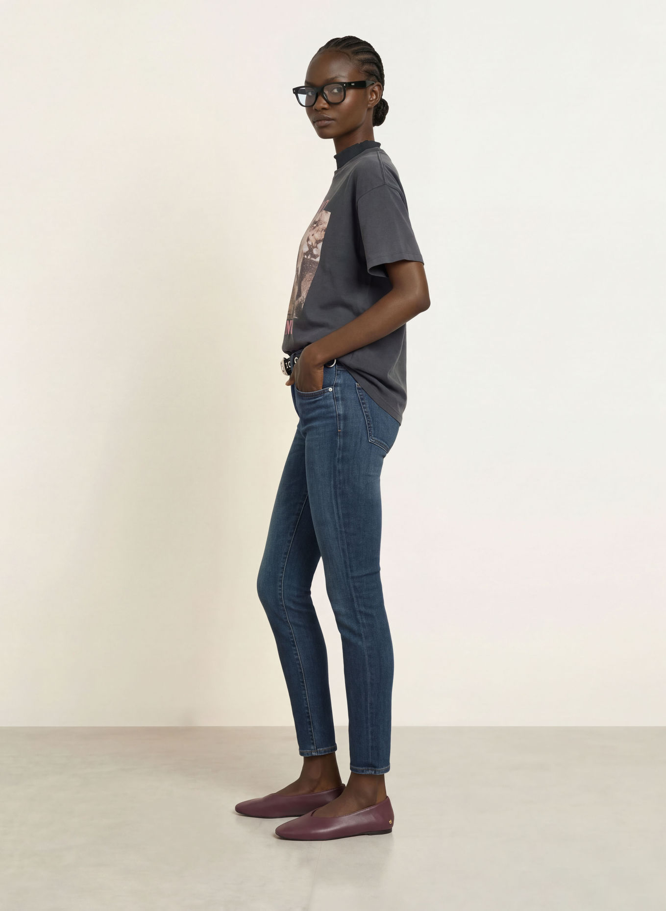 CITIZENS of HUMANITY Skinny Jeans SLOLANE: prvan provance (dk ind)
