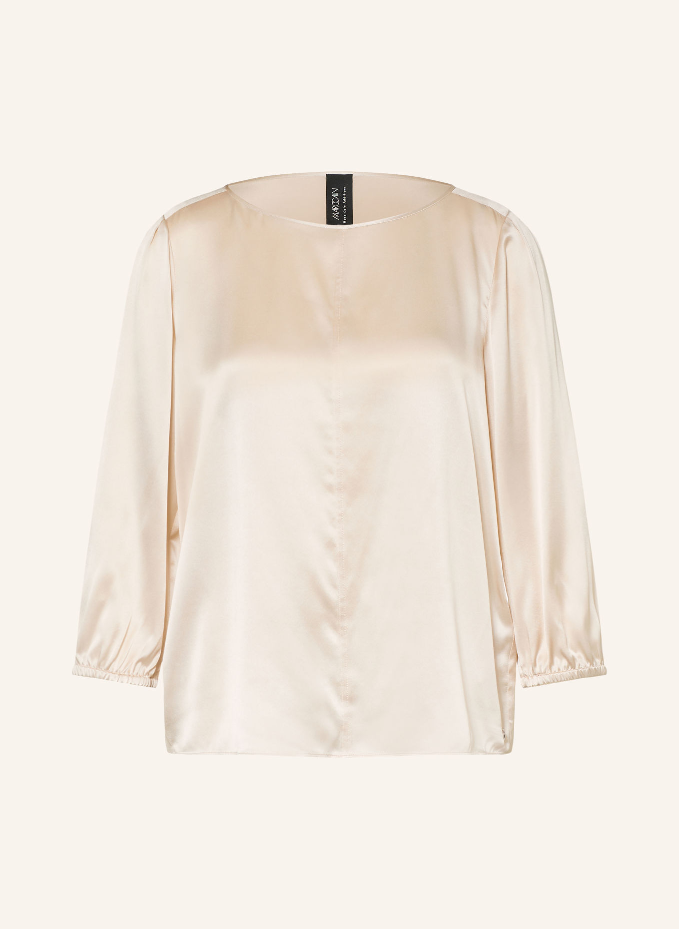 MARC CAIN Blusenshirt aus Seide mit 3/4-Arm: 153 Magnolia