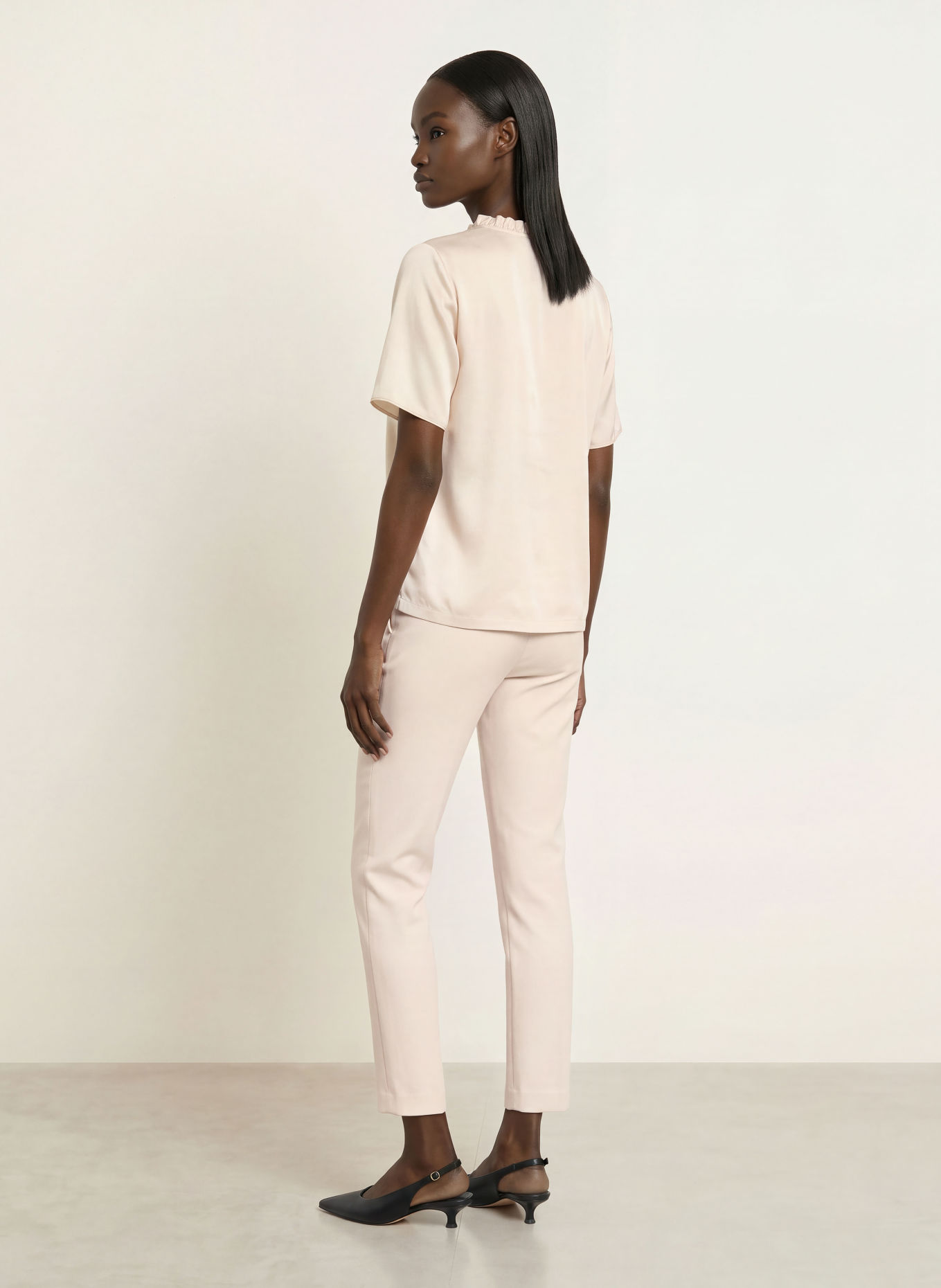 MARC CAIN Blusenshirt aus Seide: 153 Magnolia