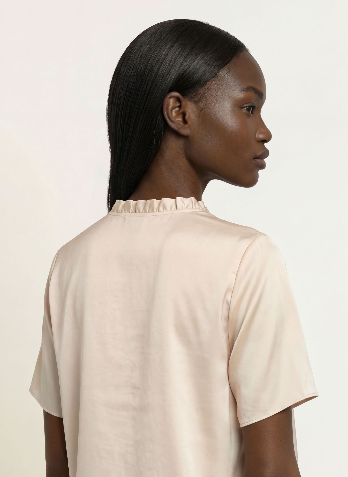MARC CAIN Blusenshirt aus Seide: 153 Magnolia