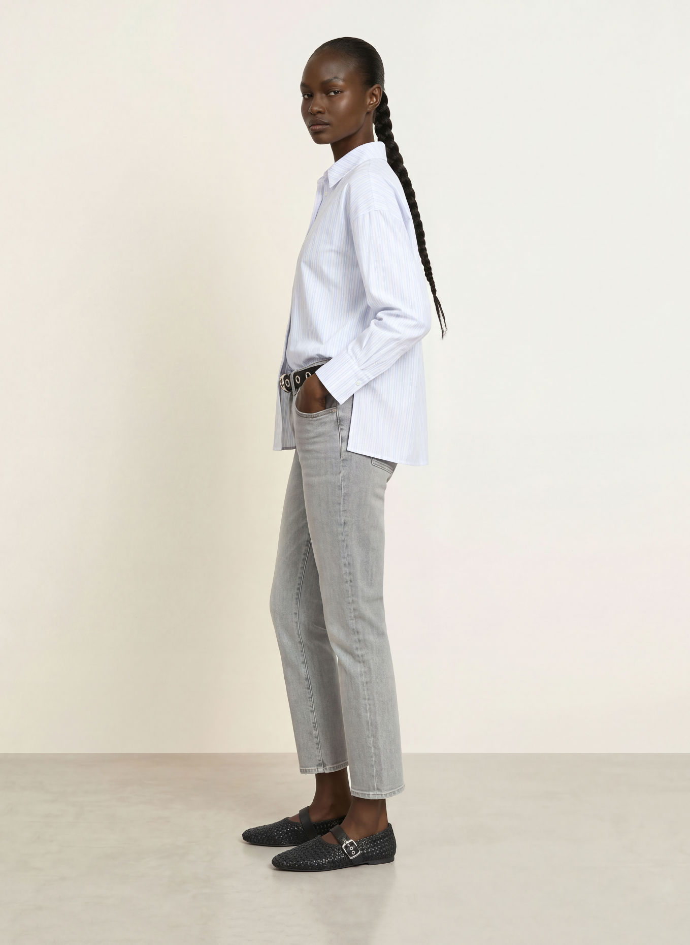 7 for all mankind Straight jeans CALIE: 45F MOON SHADOW
