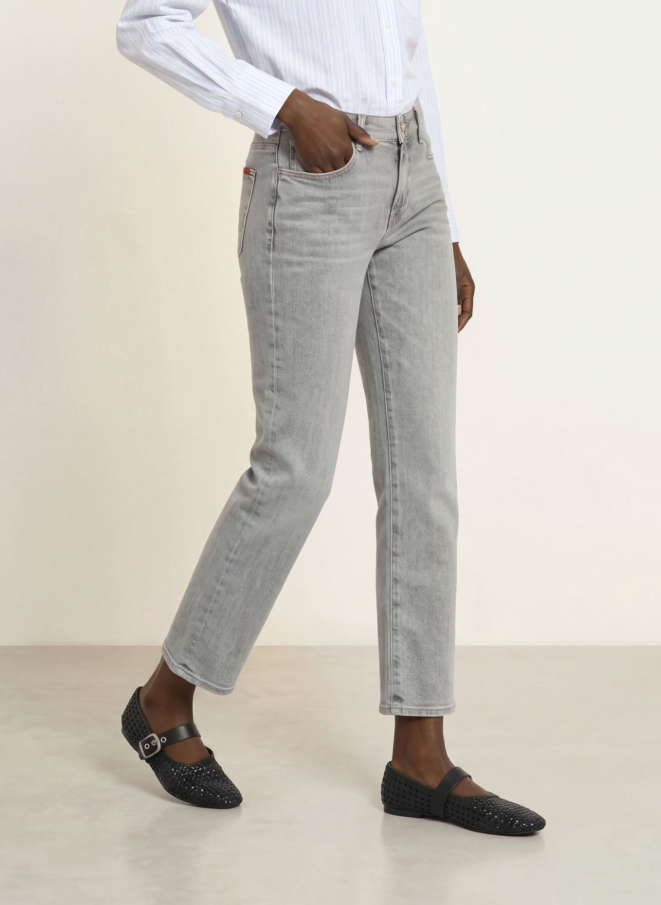7 for all mankind Straight jeans CALIE: 45F MOON SHADOW