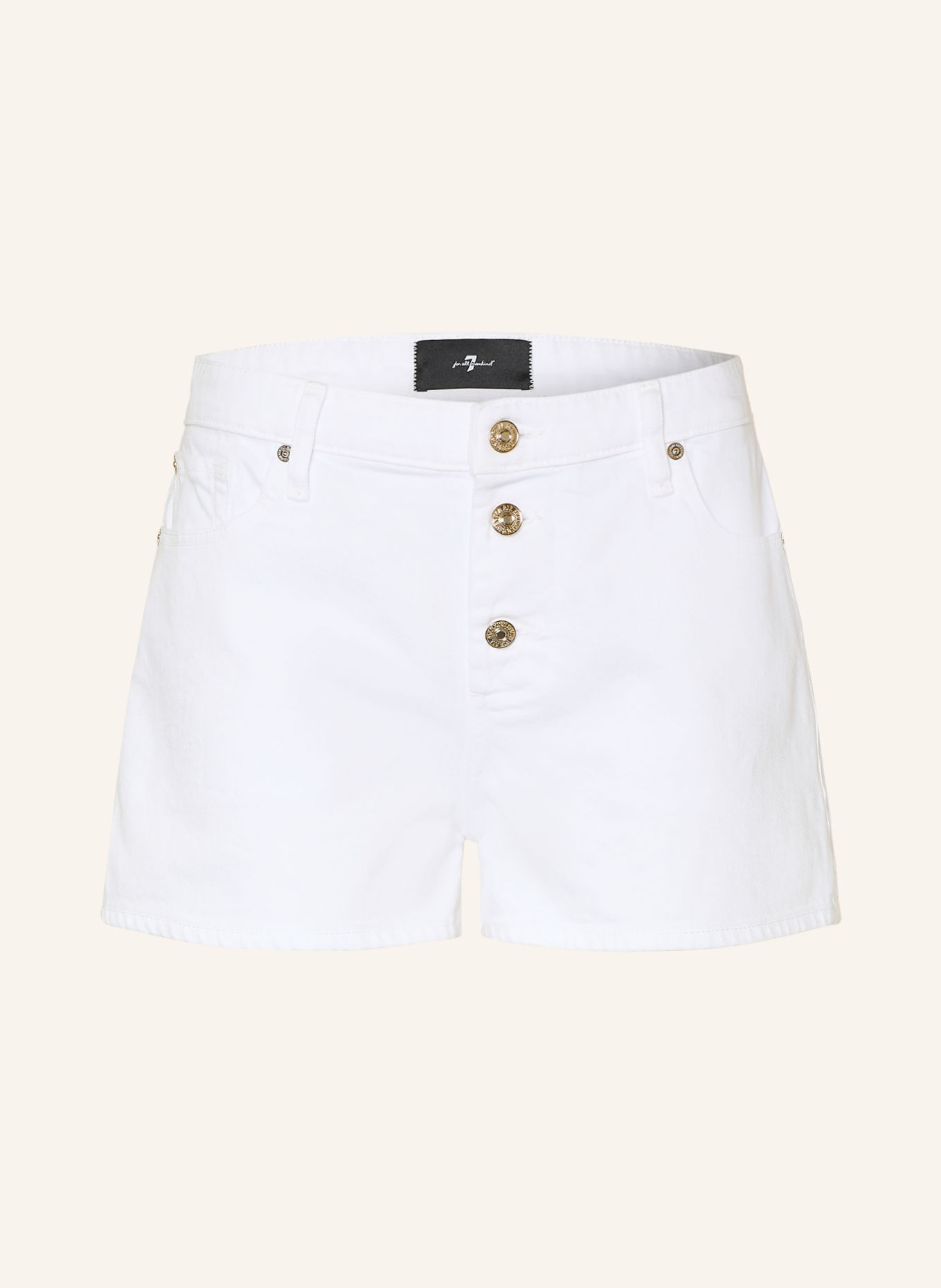 7 for all mankind EASY Jean shorts: 45C SNOW