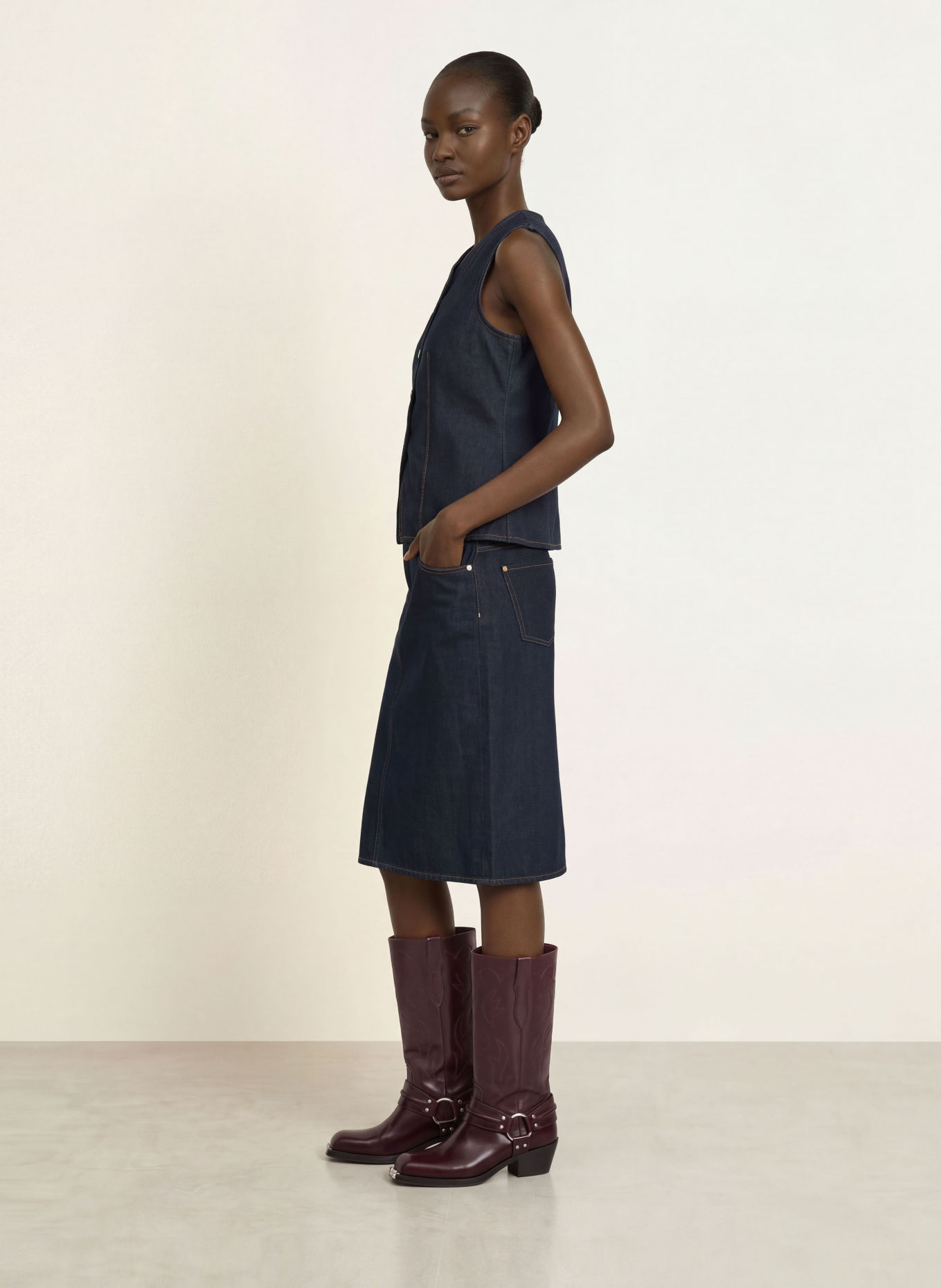 7 for all mankind Jeansweste: DUNKELBLAU