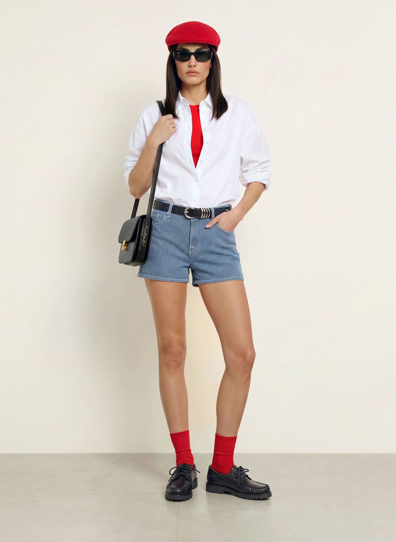 7 for all mankind Jeansshorts EASY: 43T PORTSIDE
