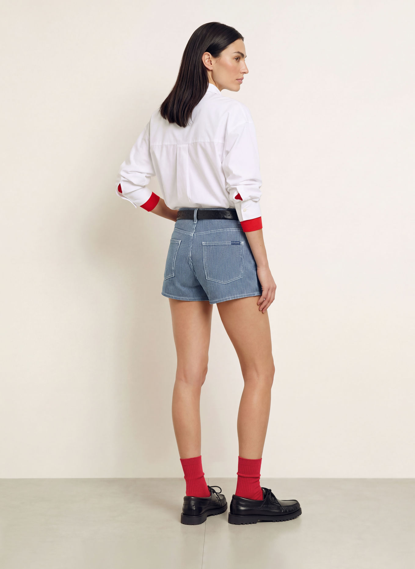 7 for all mankind Jeansshorts EASY: 43T PORTSIDE