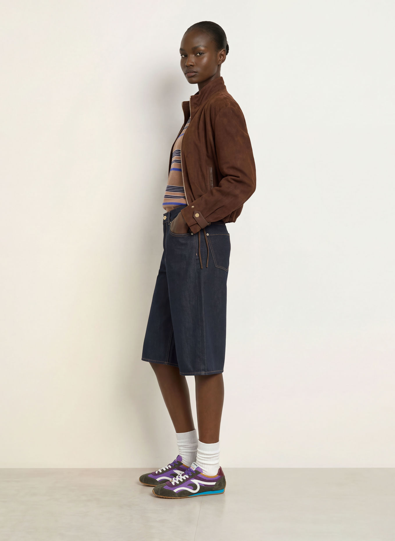 7 for all mankind Jeans-Bermudas CULOTTE: 45B HALFNIGHT