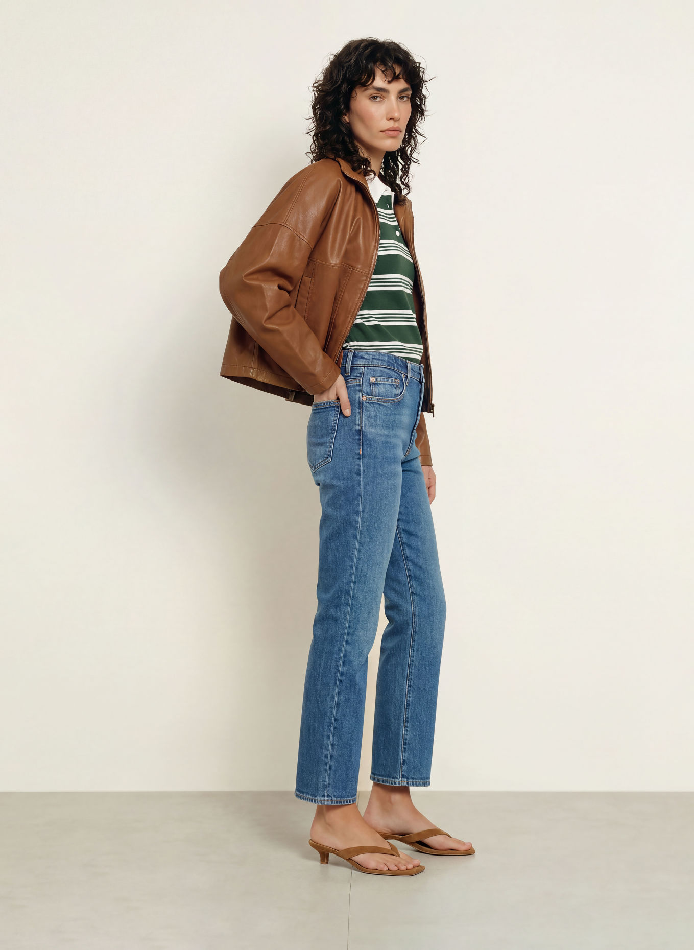 7 for all mankind Straight jeans HIGH RISE STRAIGHT: 43Y SOLARSTORM