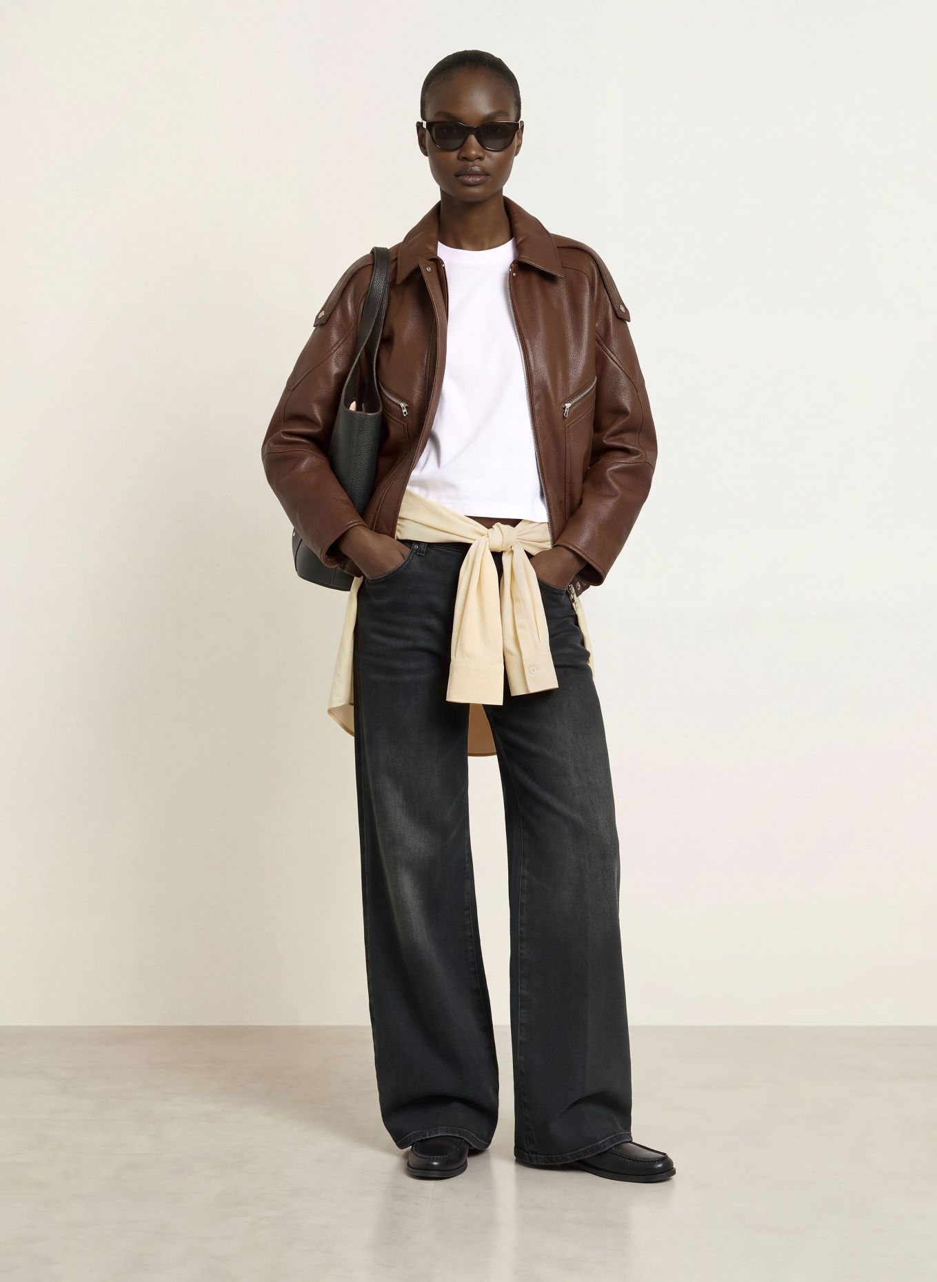 7 for all mankind Jeansy wide leg LOTTA: 45I NIGHTLOOM