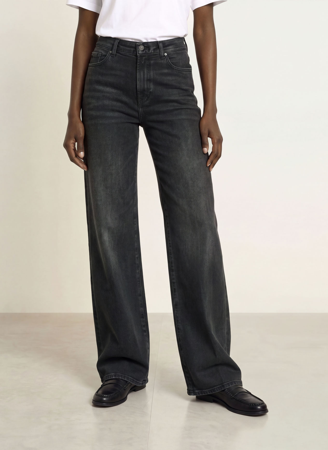 7 for all mankind Jeansy wide leg LOTTA: 45I NIGHTLOOM