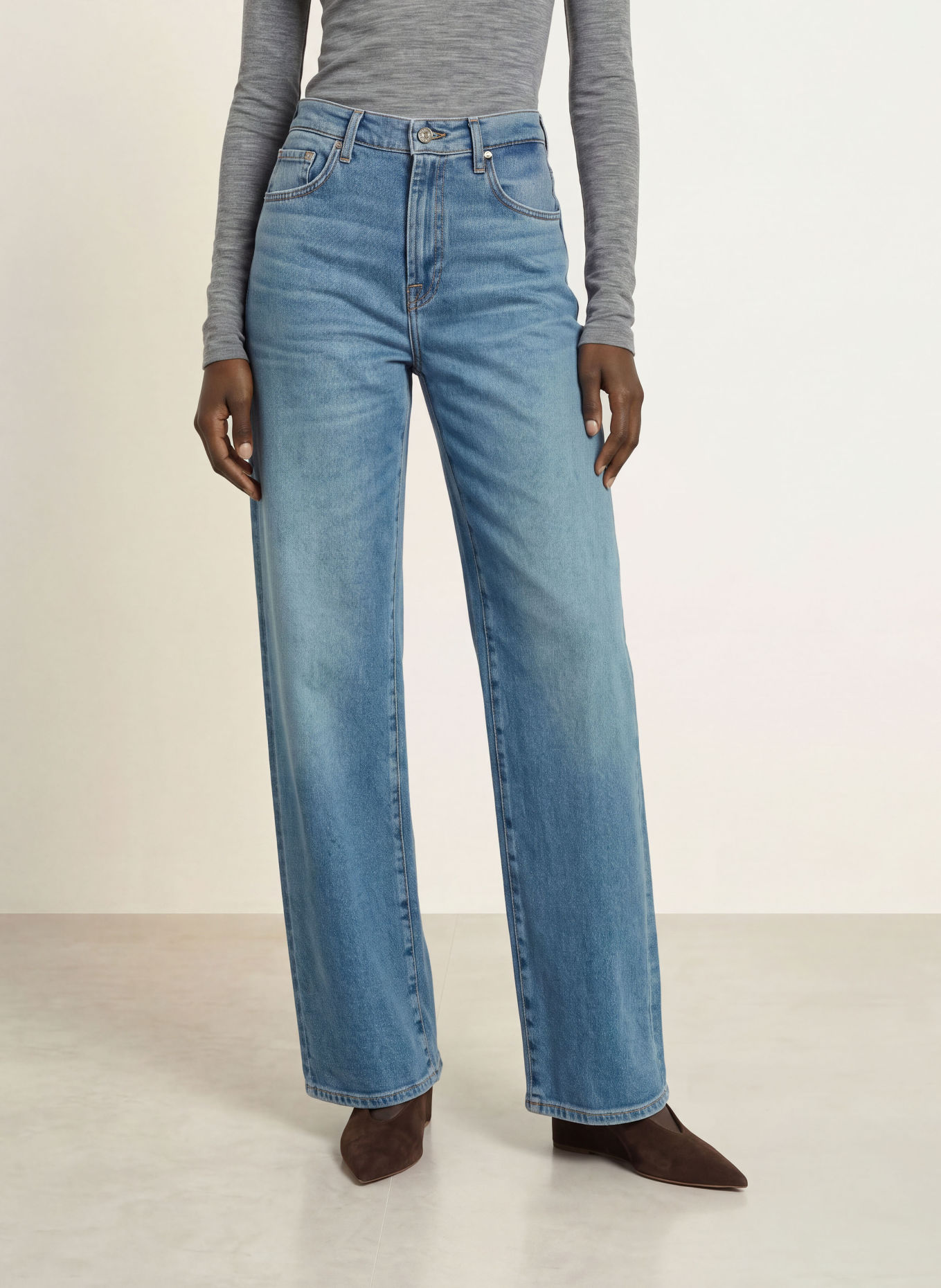 7 for all mankind Straight jeans STOVEPIPE: 45H WAVEBREAK