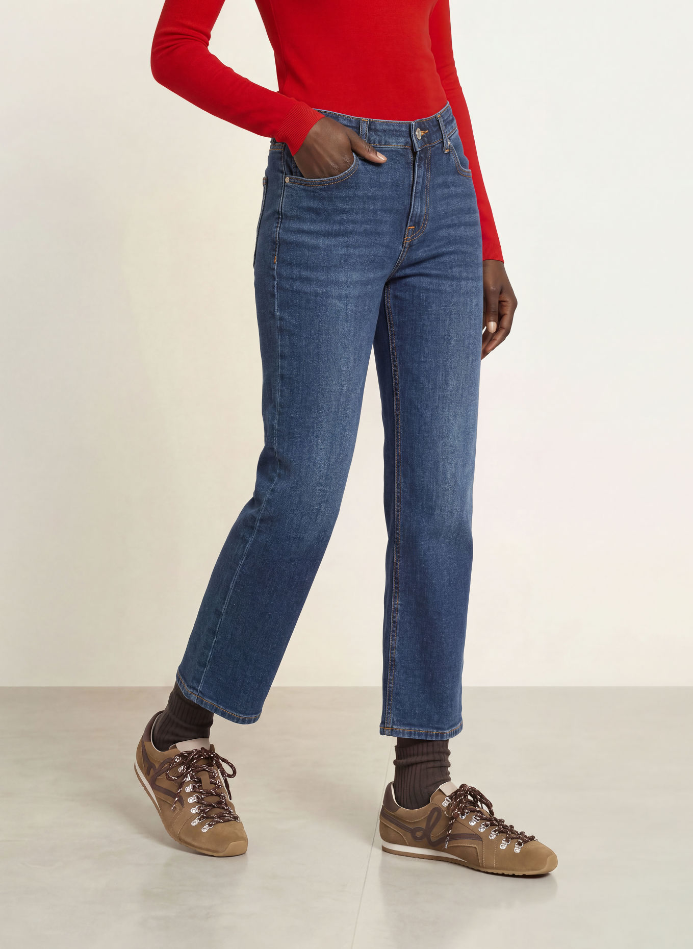 7 for all mankind Straight jeans CALIE: 43W DEEPFLOW