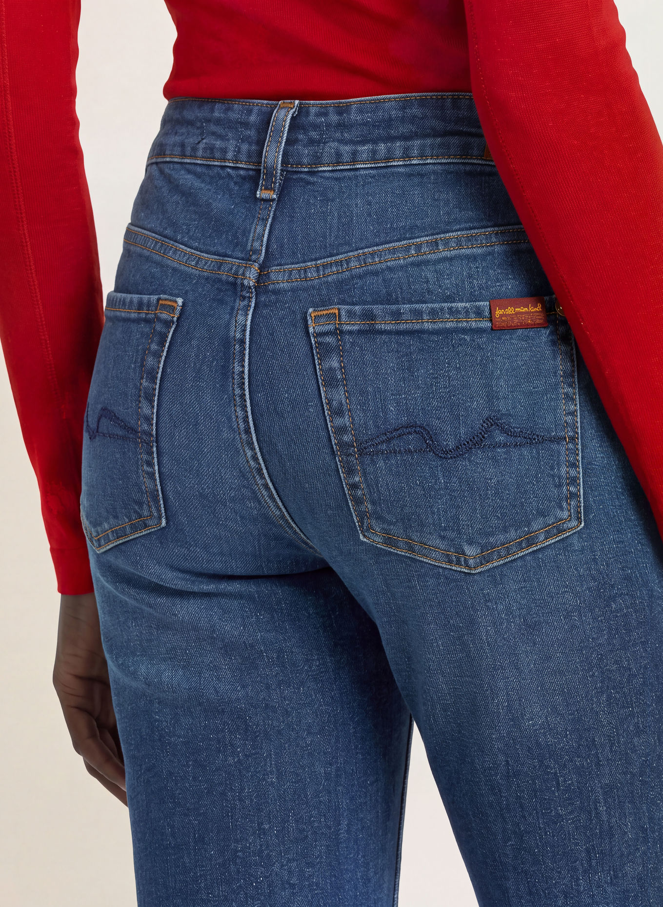 7 for all mankind Straight jeans CALIE: 43W DEEPFLOW