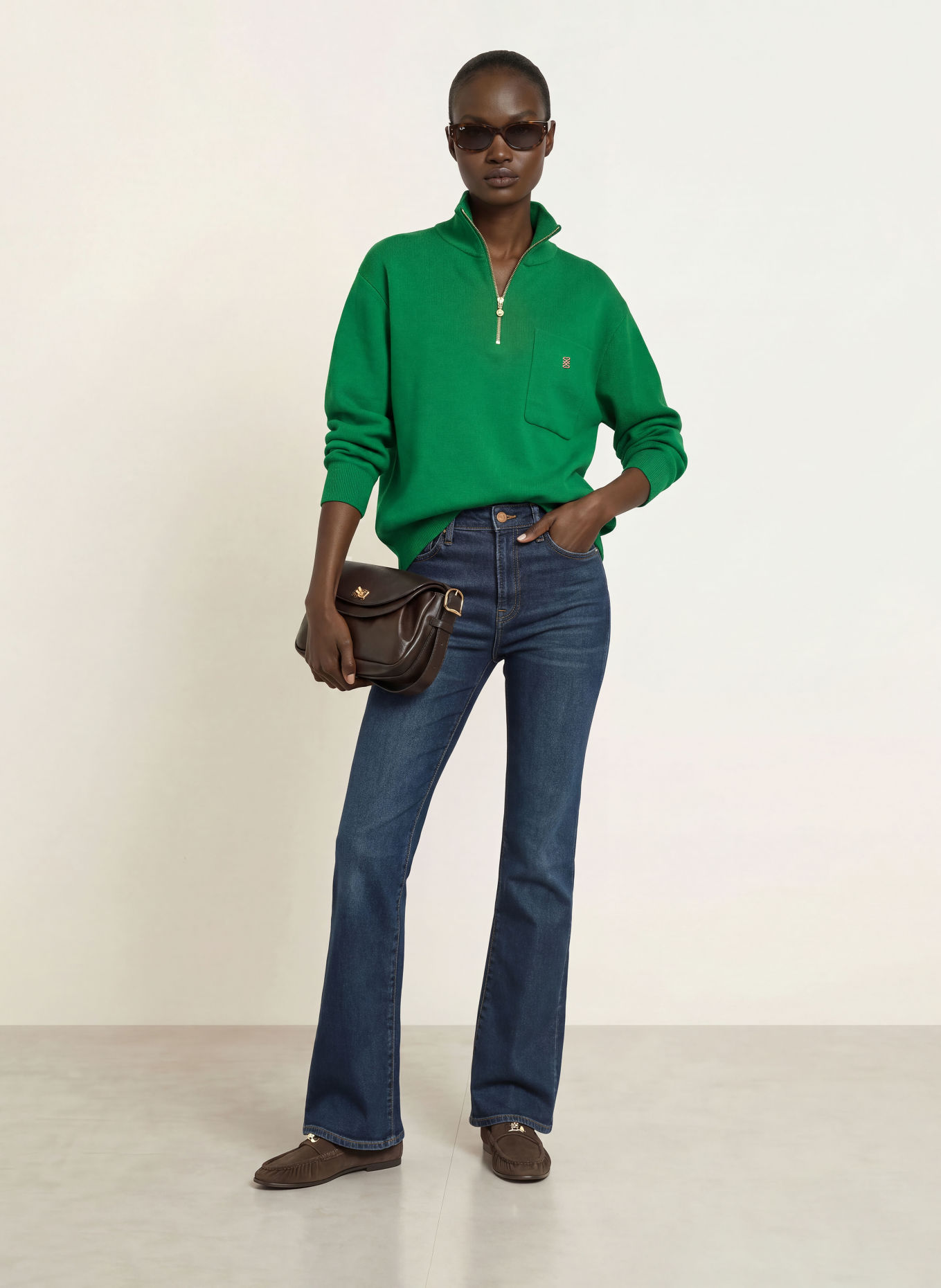 7 for all mankind LISHA Flared jeans: 45J THUNDERSHADE