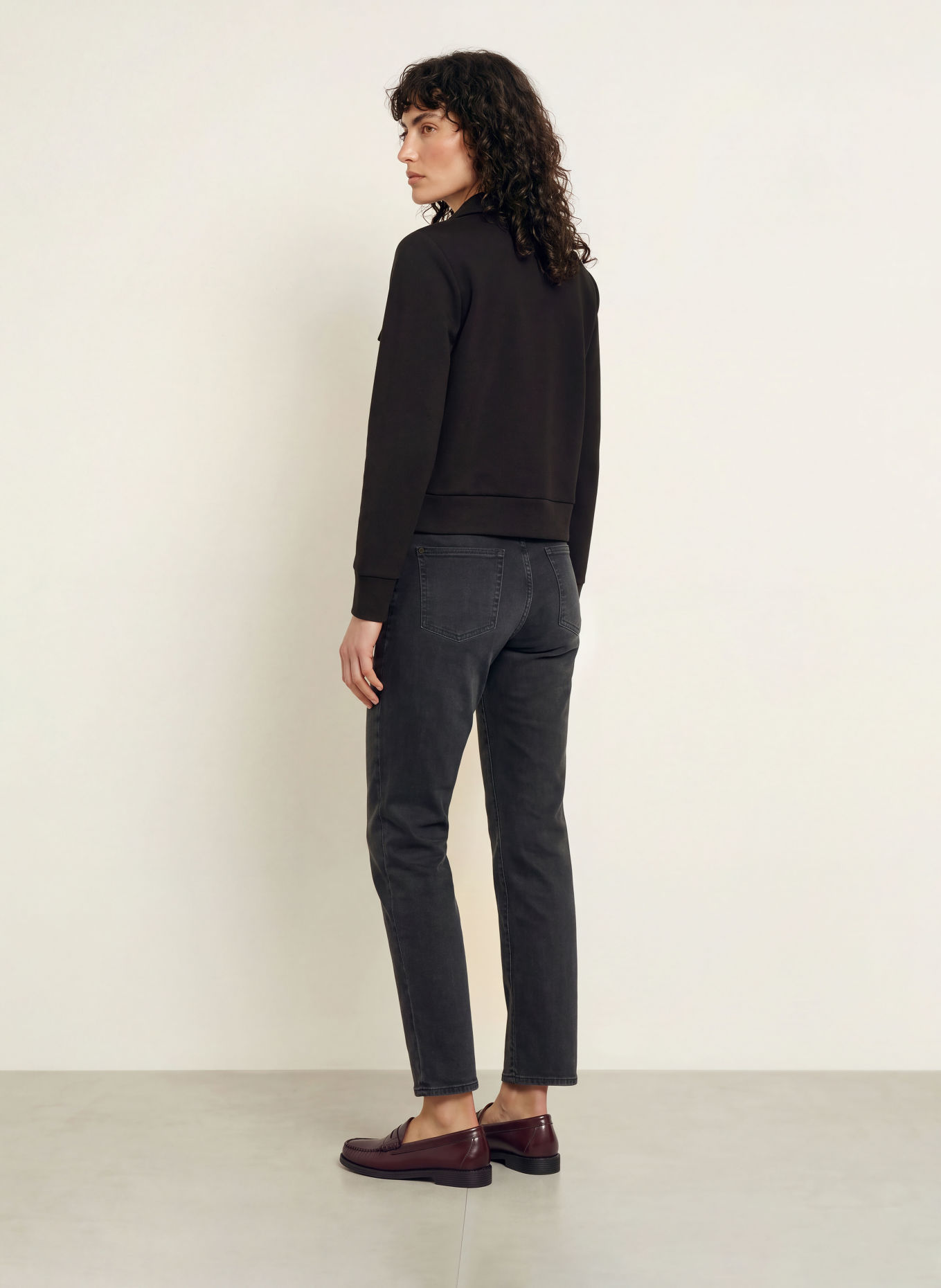 7 for all mankind Jeansy straight HIGH RISE: 43V AFTERDARK