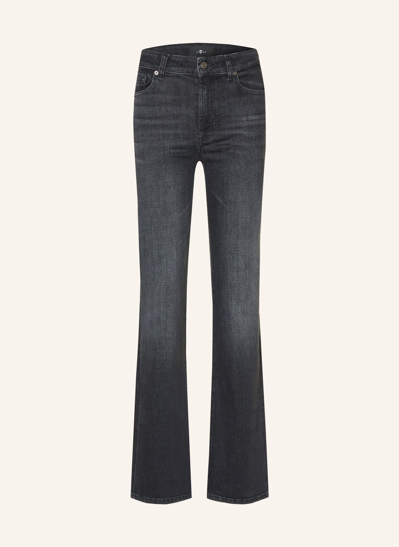 7 for all mankind Bootcut jeans THE LEGGY BOOTCUT: 45O BLACKOUT