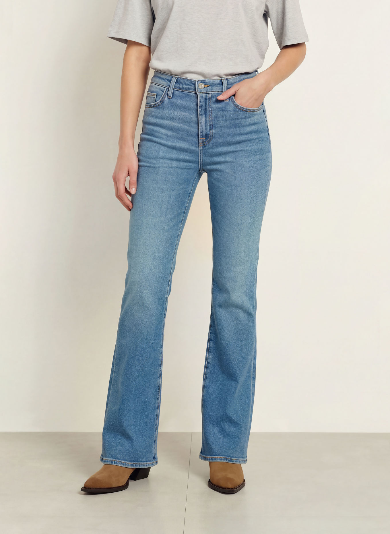 7 for all mankind LISHA Flared jeans: 45H WAVEBREAK