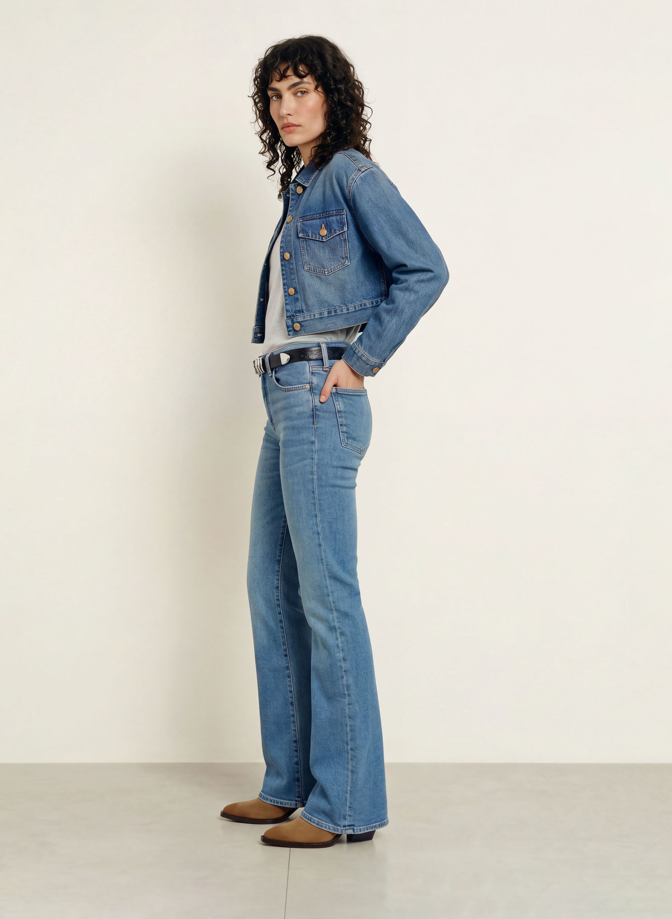 7 for all mankind LISHA Flared jeans: 45H WAVEBREAK