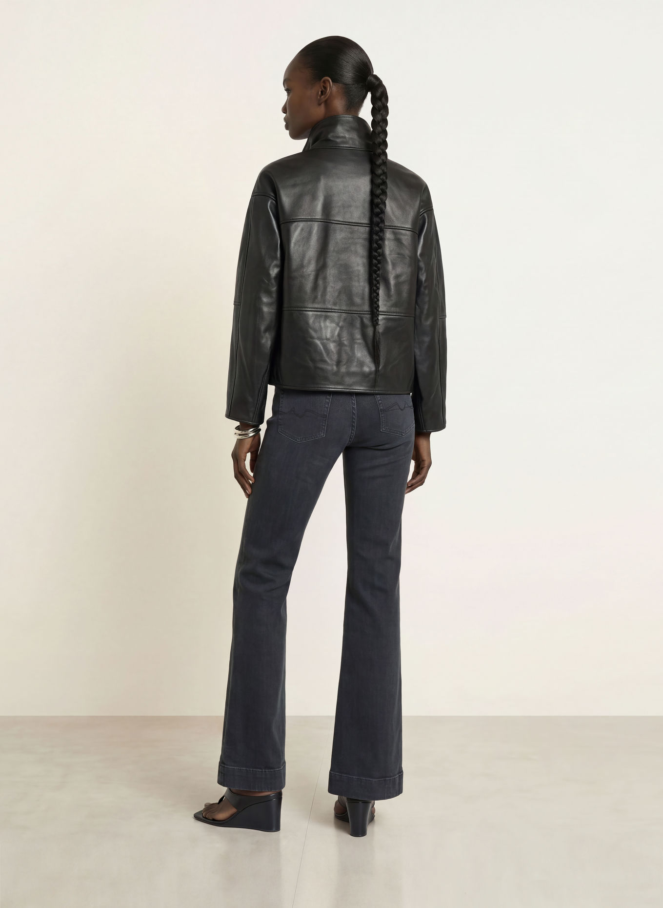 7 for all mankind Bootcut jeans MODERN DOJO: 45O BLACKOUT