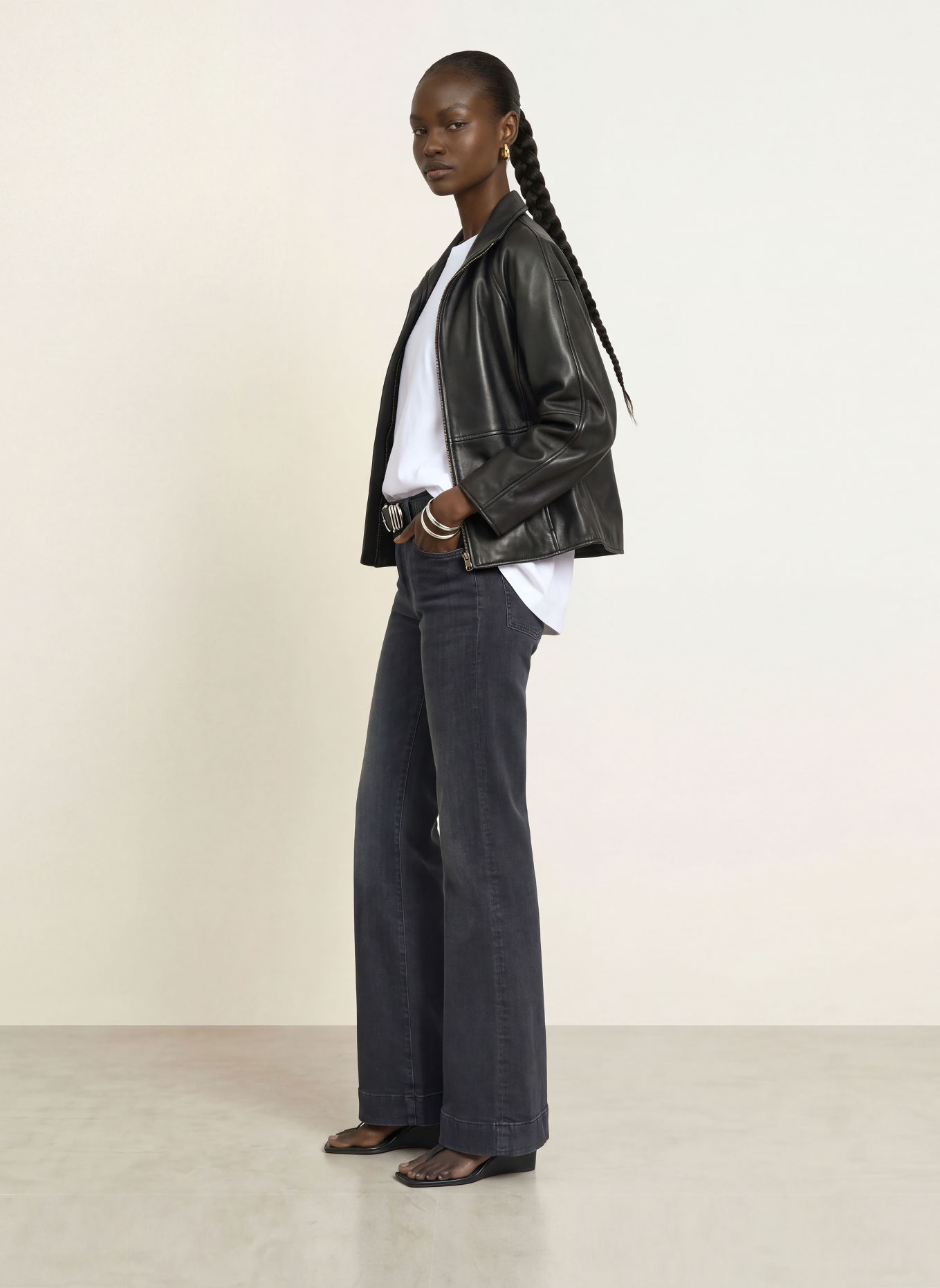 7 for all mankind Bootcut jeans MODERN DOJO: 45O BLACKOUT
