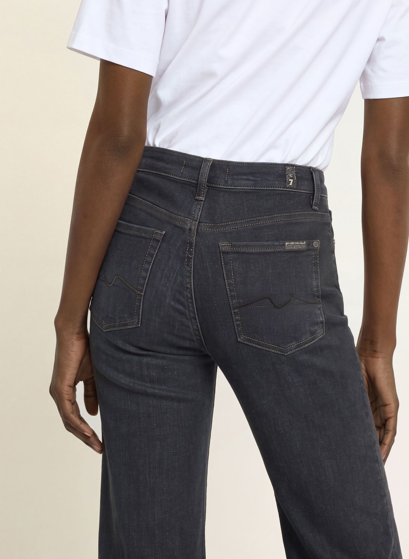 7 for all mankind Bootcut jeans MODERN DOJO: 45O BLACKOUT