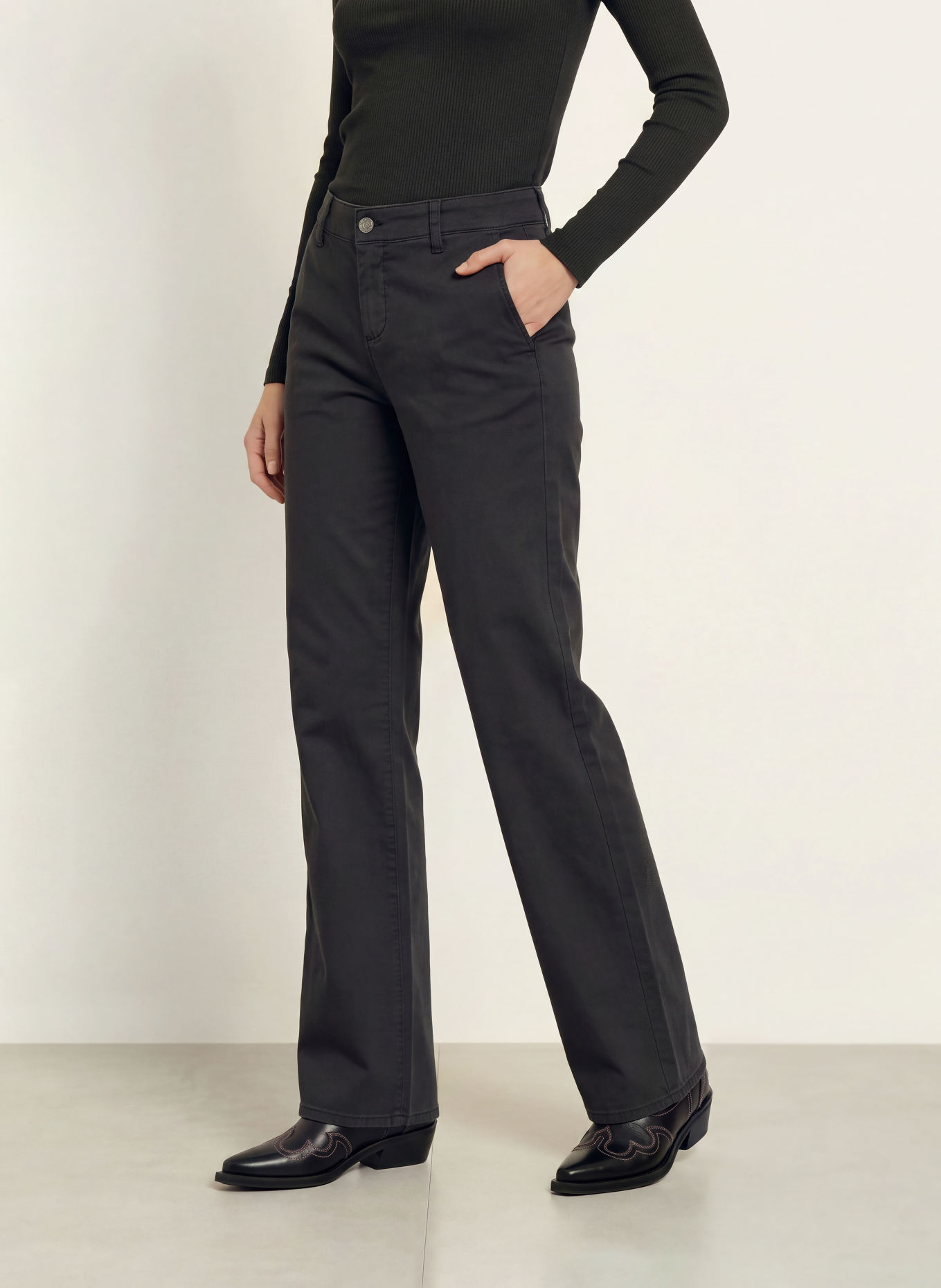 7 for all mankind TESS Chinos: DARK BLUE
