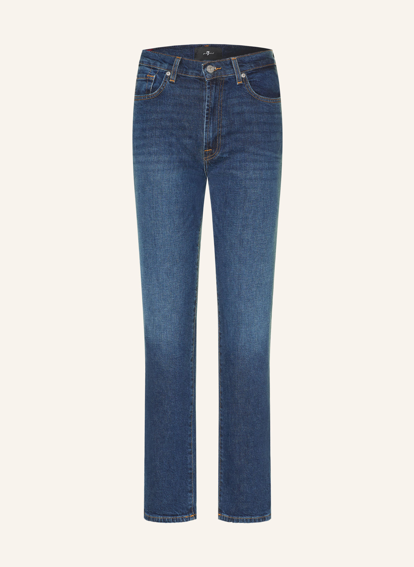 7 for all mankind Straight jeans HIGH RISE STRAIGHT: 43W DEEPFLOW