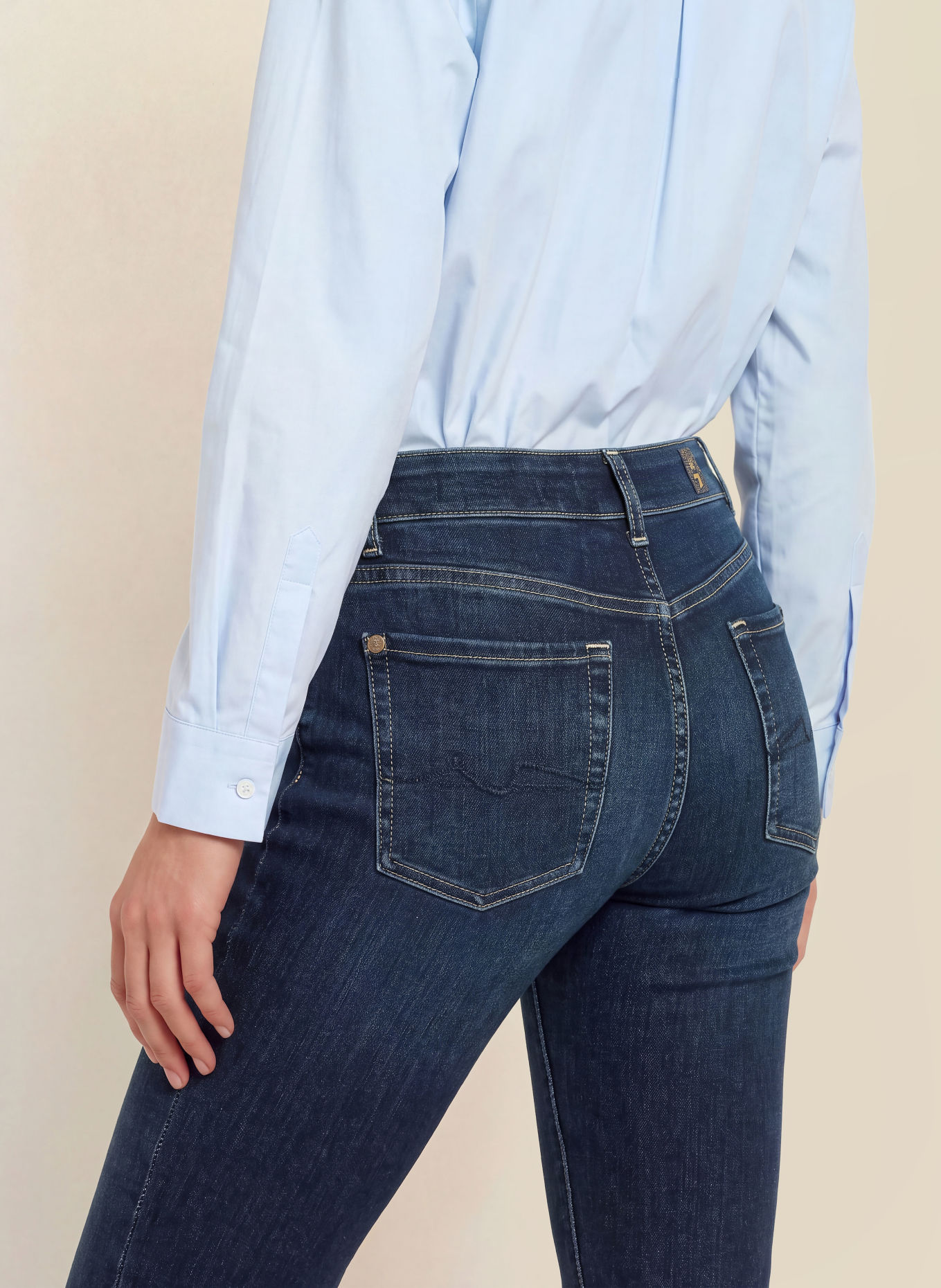 7 for all mankind Bootcut jeans THE LEGGY BOOTCUT: 45S DEEPNIGHT
