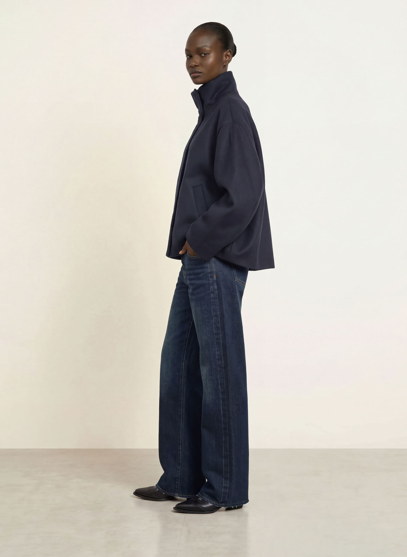7 for all mankind Wide Leg Jeans LOW TESS: 45D UNDERTOW