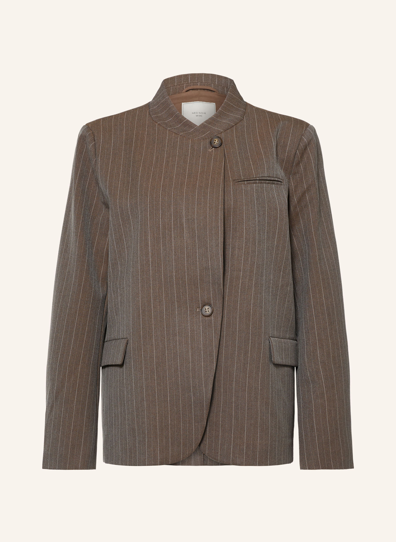 NEO NOIR Blazer NERINE: DUNKELBRAUN / CREME