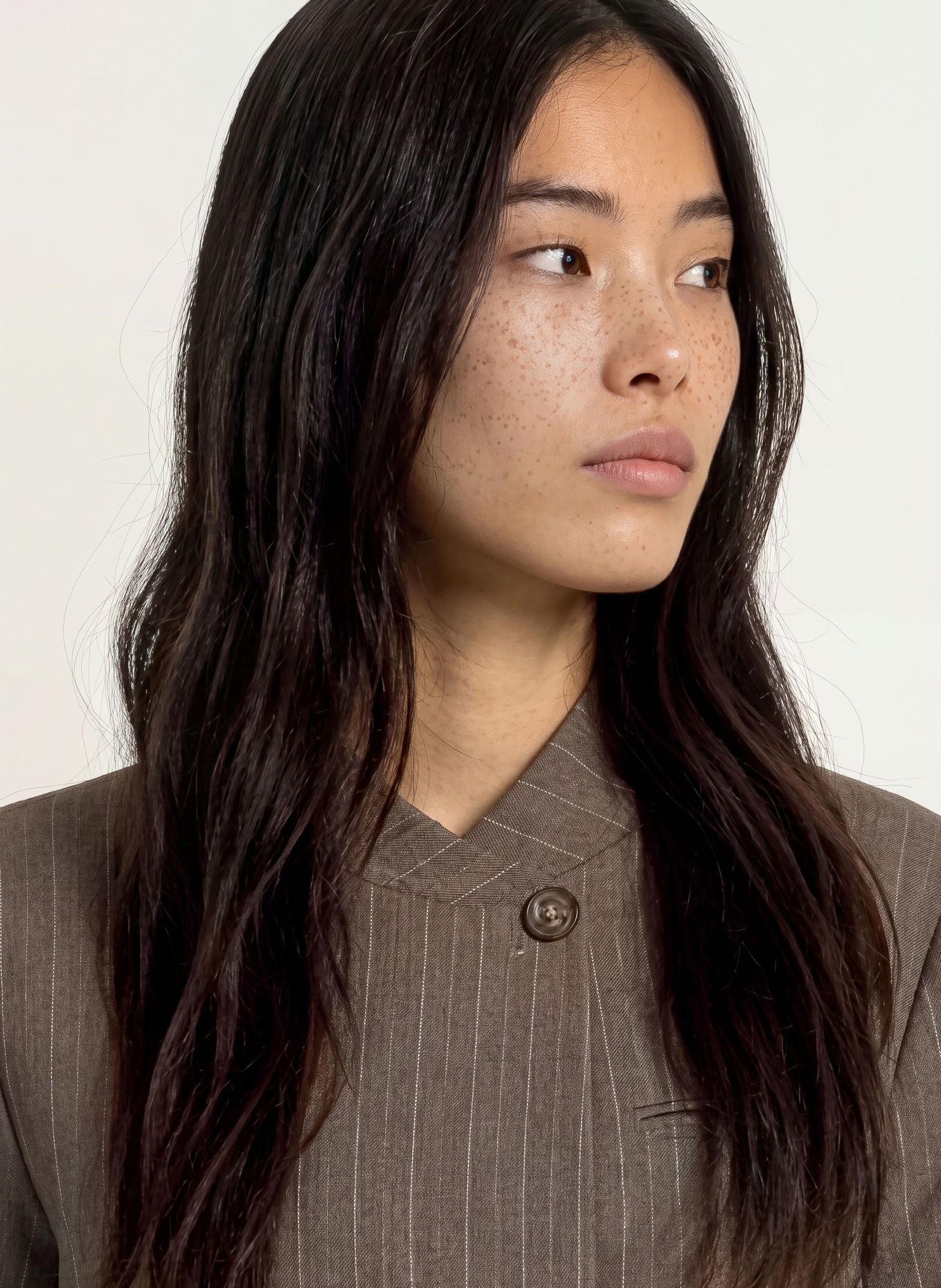NEO NOIR Blazer NERINE: DUNKELBRAUN / CREME