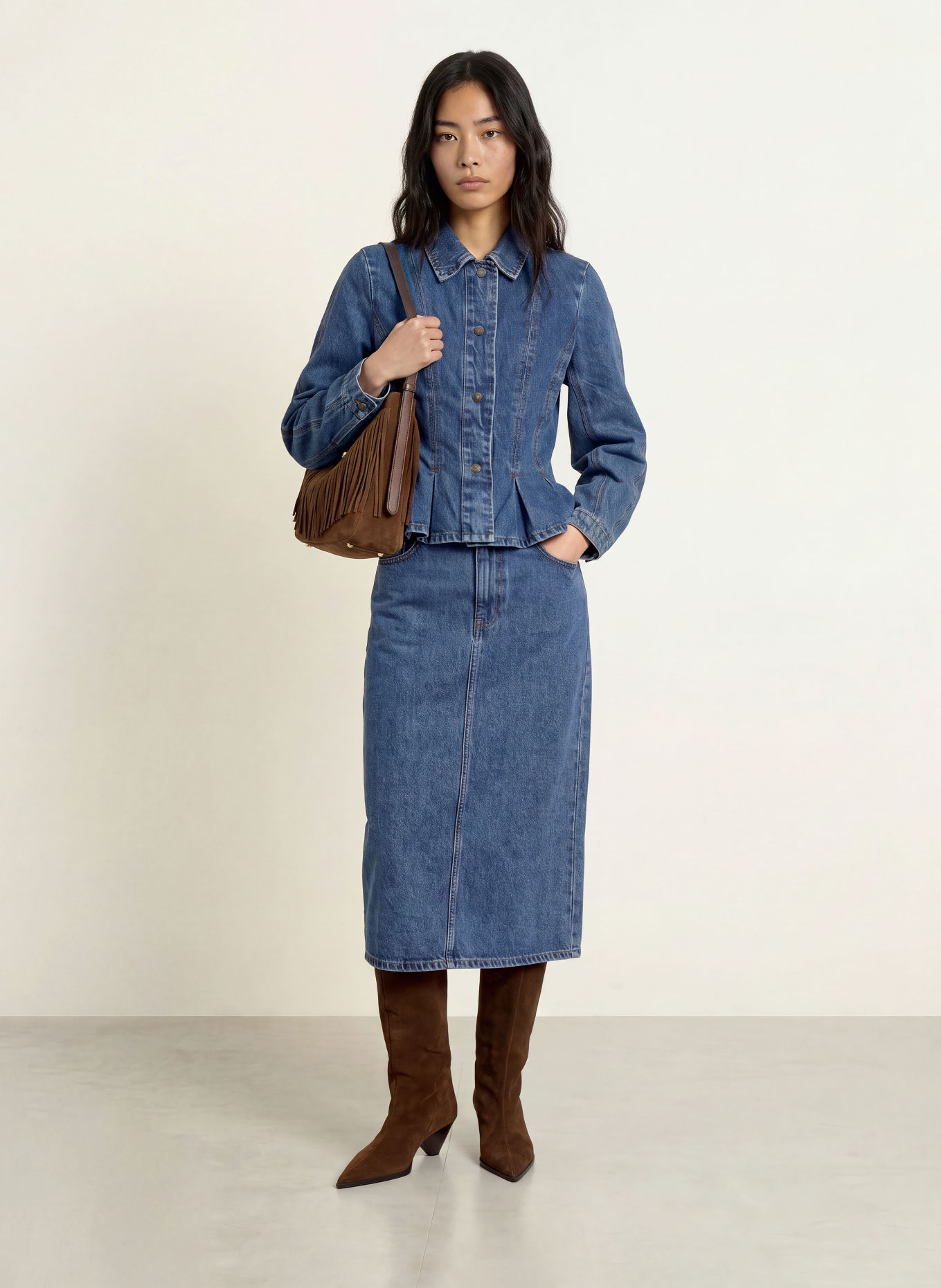 NEO NOIR Jeansjakke RIVORA: 140 Blue