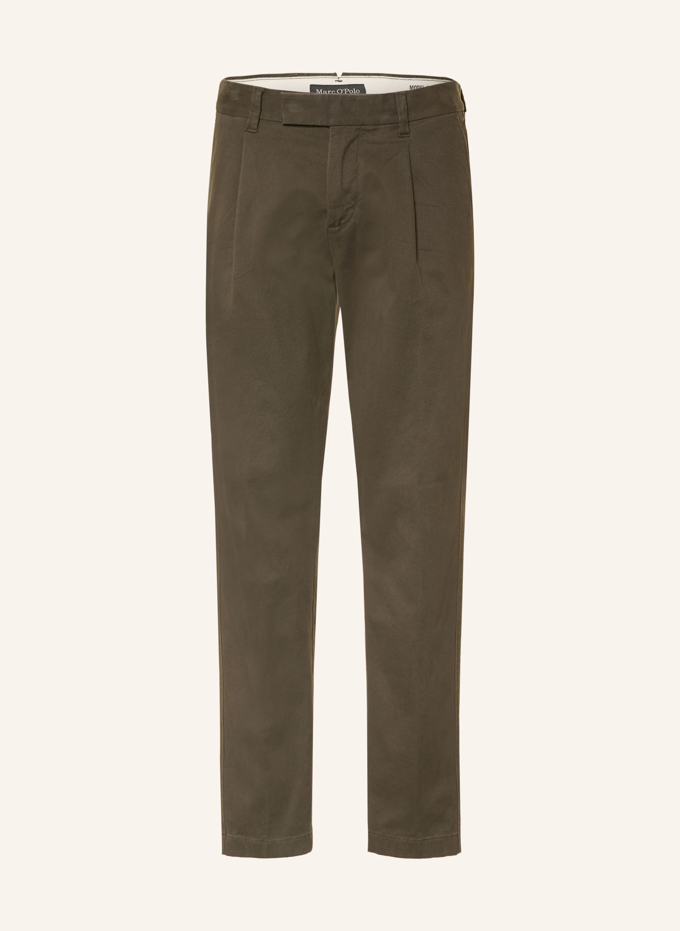 Marc O'Polo OSBY PLEATS Tapered Fit Chinos: BEIGE