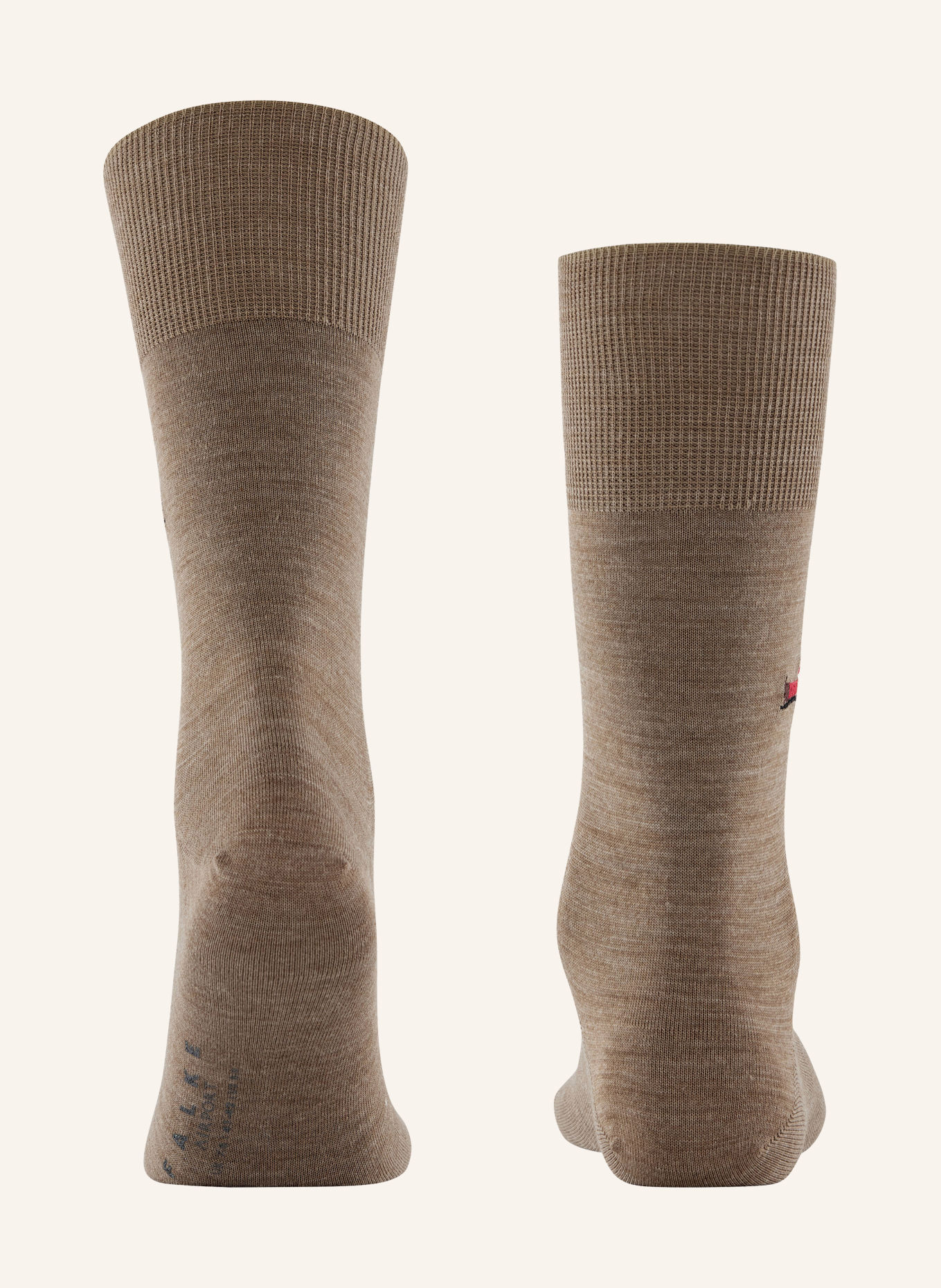 FALKE Socken AIRPORT X-MAS DACHSHUND: 5410 NUTMEG MEL