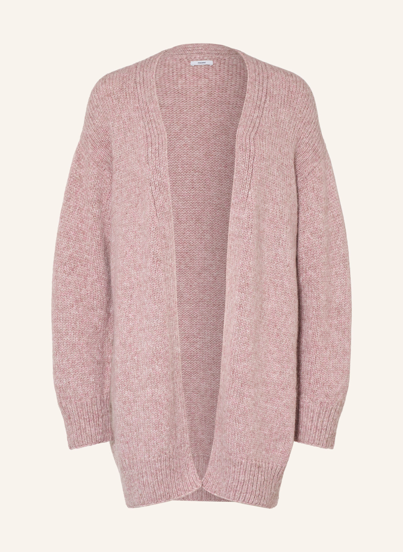 MAIAMI Knit wrap with alpaca: LIGHT PURPLE