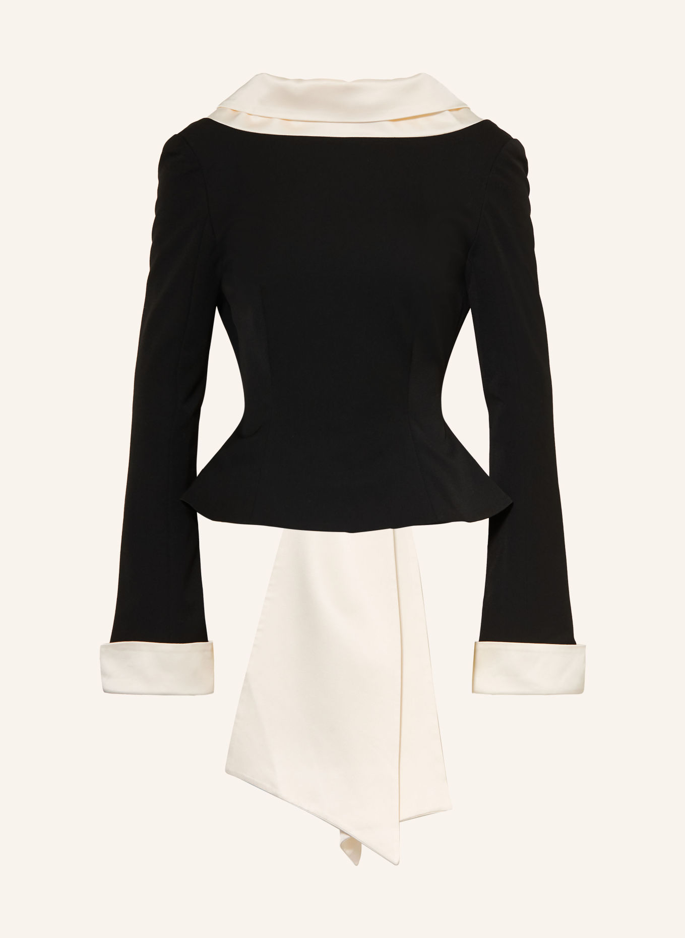 ARAKII Blazer: BLACK / CREAM