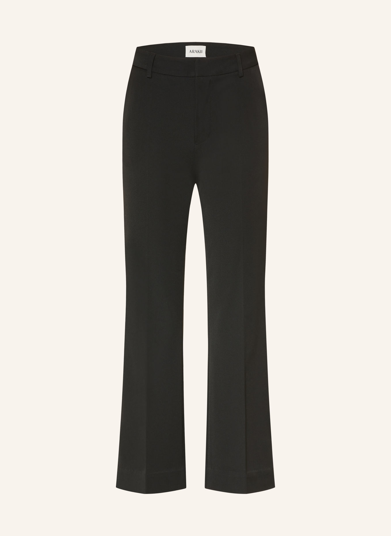 ARAKII Bootcut-Hose: SCHWARZ