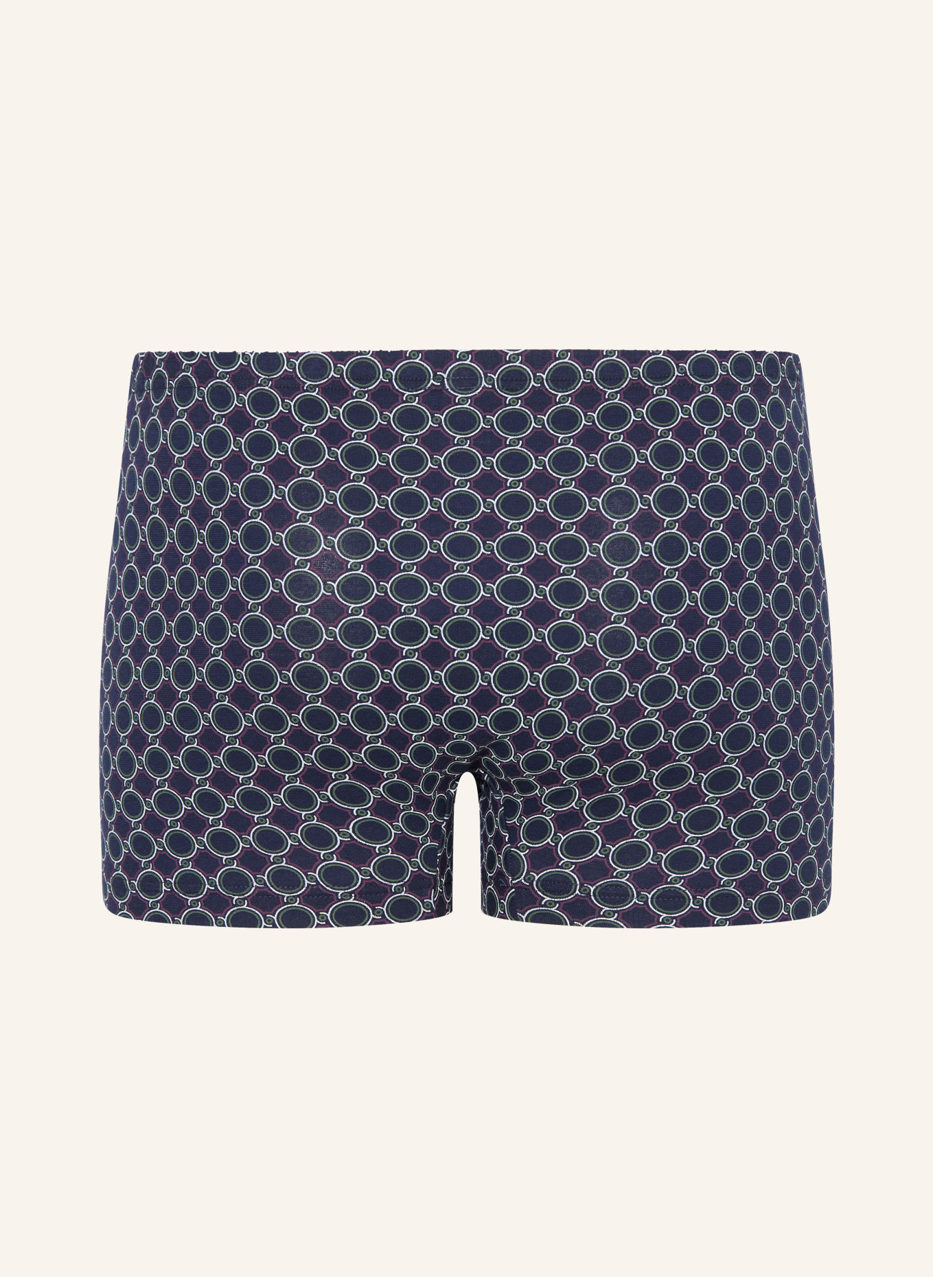 mey Boxer shorts, SLEEK CIRCLES Series: DARK BLUE / DARK RED / KHAKI