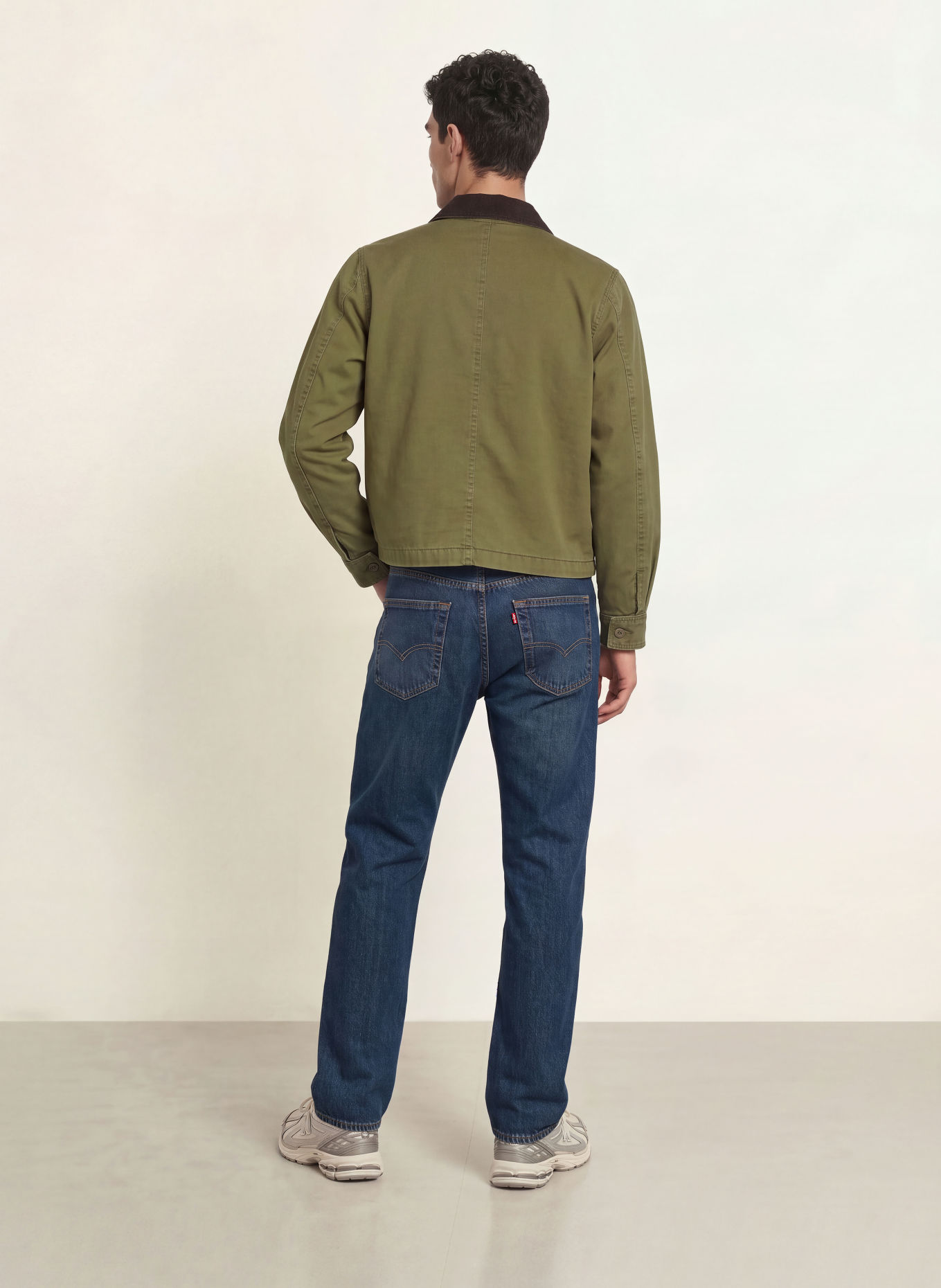 Levi's® 501® Straight Fit Jeans: 95 Dark Indigo - Worn In