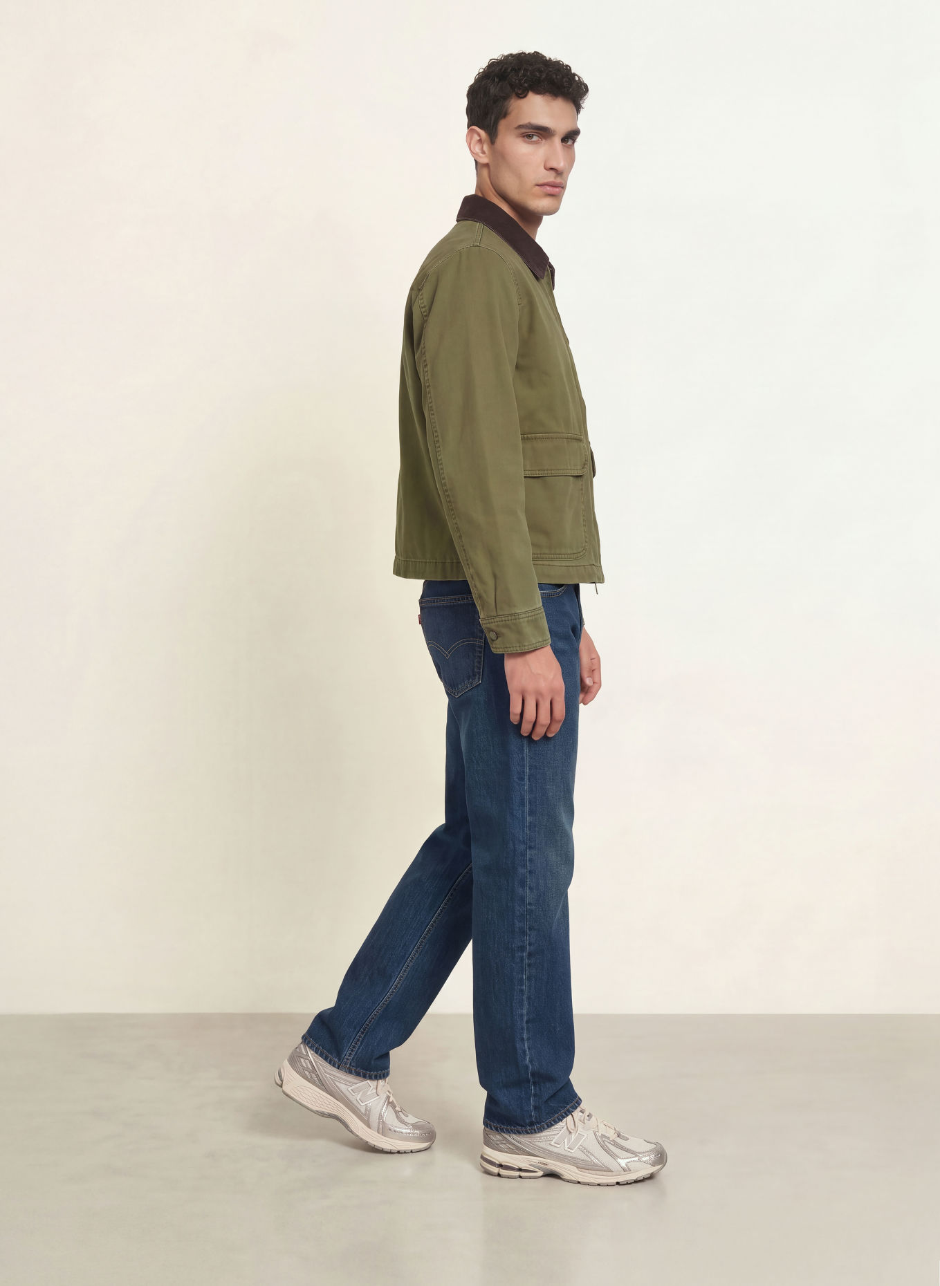 Levi's® 501® Straight Fit Jeans: 95 Dark Indigo - Worn In