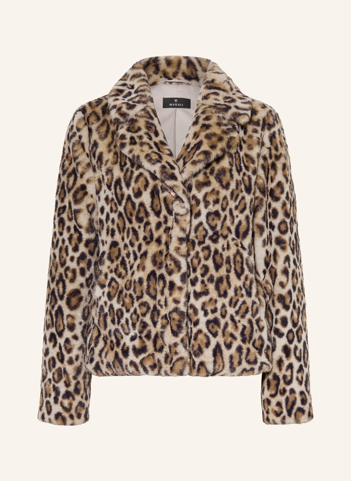 monari Veste en fausse fourrure: MARRON CLAIR / MARRON / NOIR