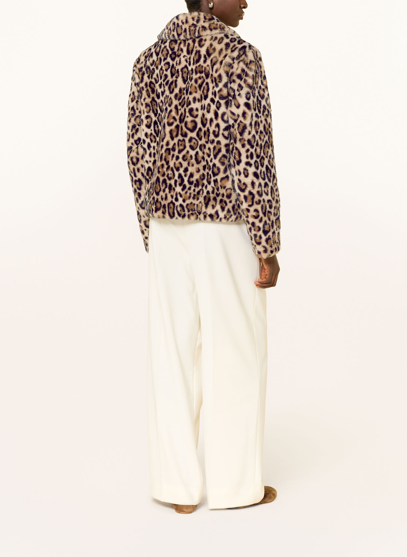 monari Veste en fausse fourrure: MARRON CLAIR / MARRON / NOIR