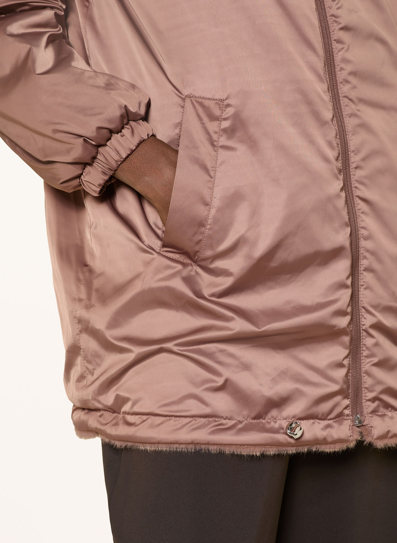 monari Veste en fausse fourrure: MARRON