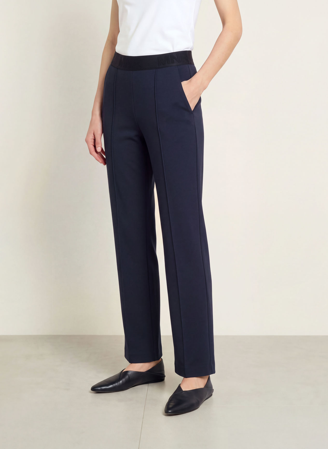 monari Wide-leg trousers: DARK BLUE